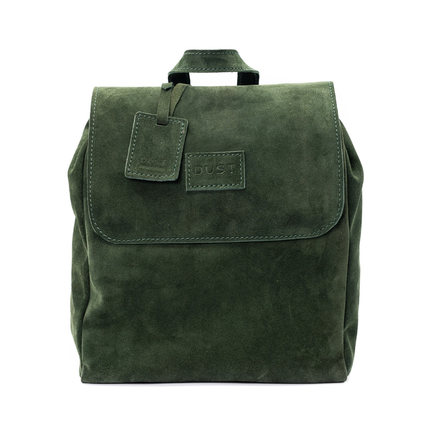 Women’s Leather Backpack Green Upper West Side Collection The Dust Company