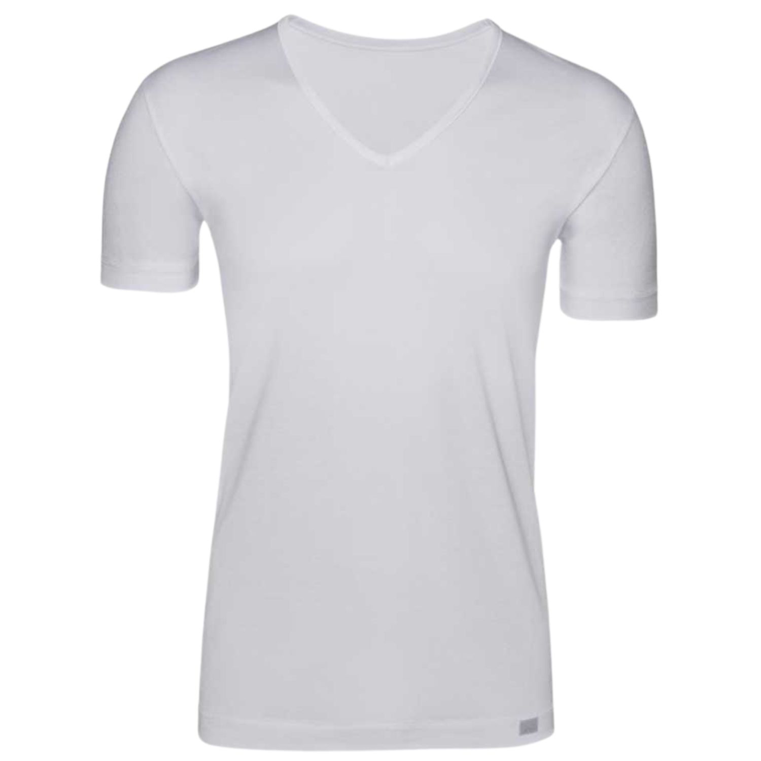 Zd Zero Defects Men's Windsor Mercerized Cotton Undershirt – Lightweight & Soft - Color White In White