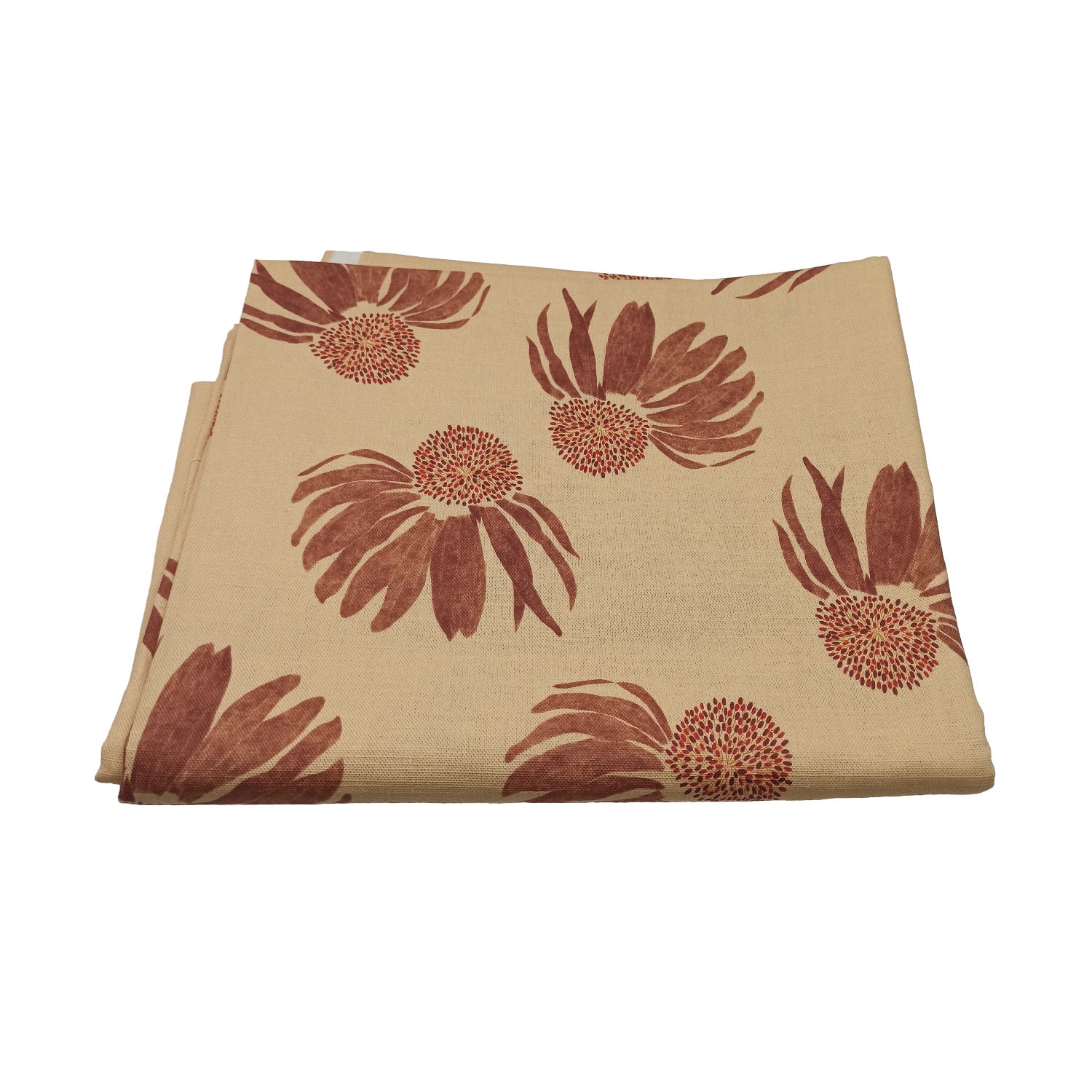 Poppi & Peaseblossom Art Table Cloth Cone Flower - Red
