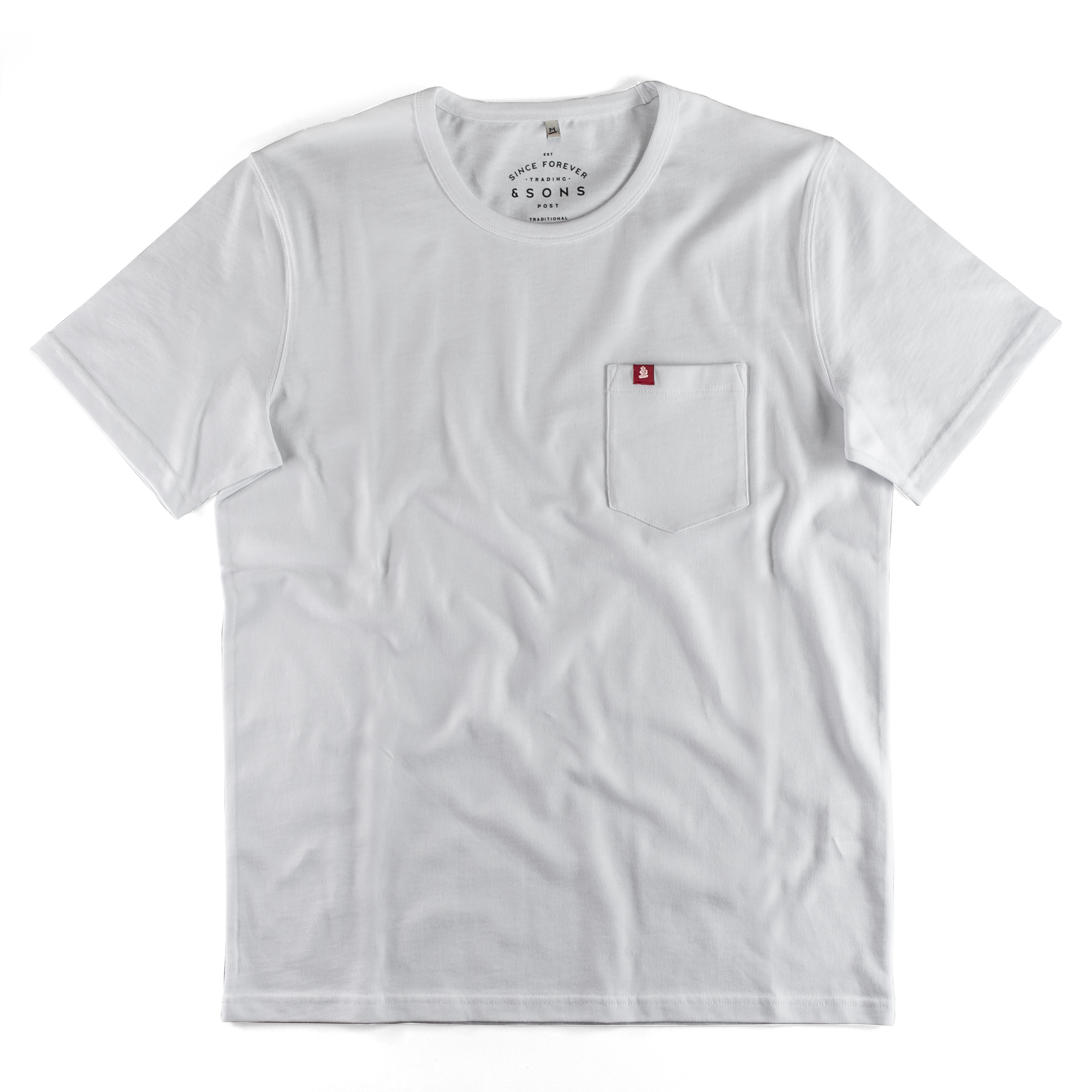 &sons Trading Co Men's Boxer T-shirt White In White