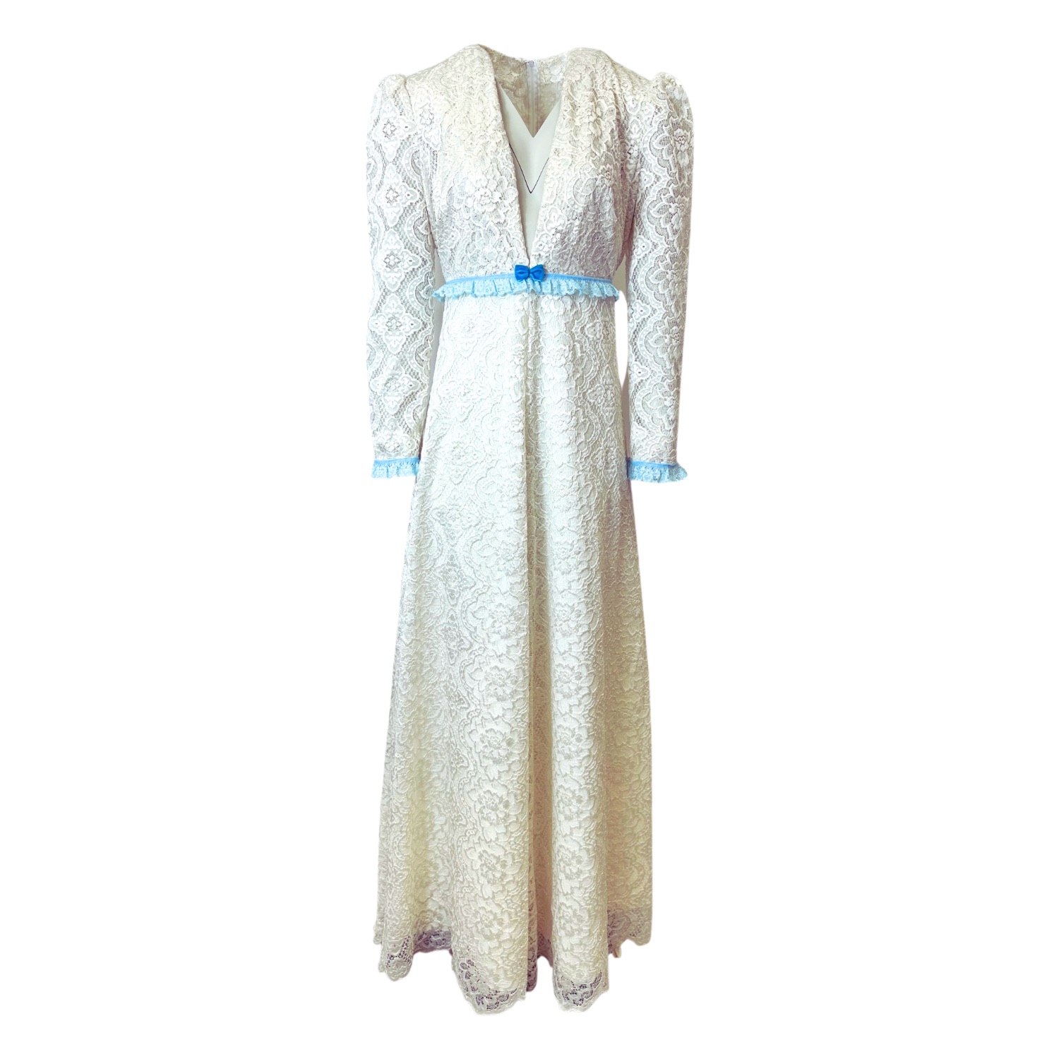 Ivory Boho Lace Wedding Party Dress | Couture To Your Door | Wolf & Badger