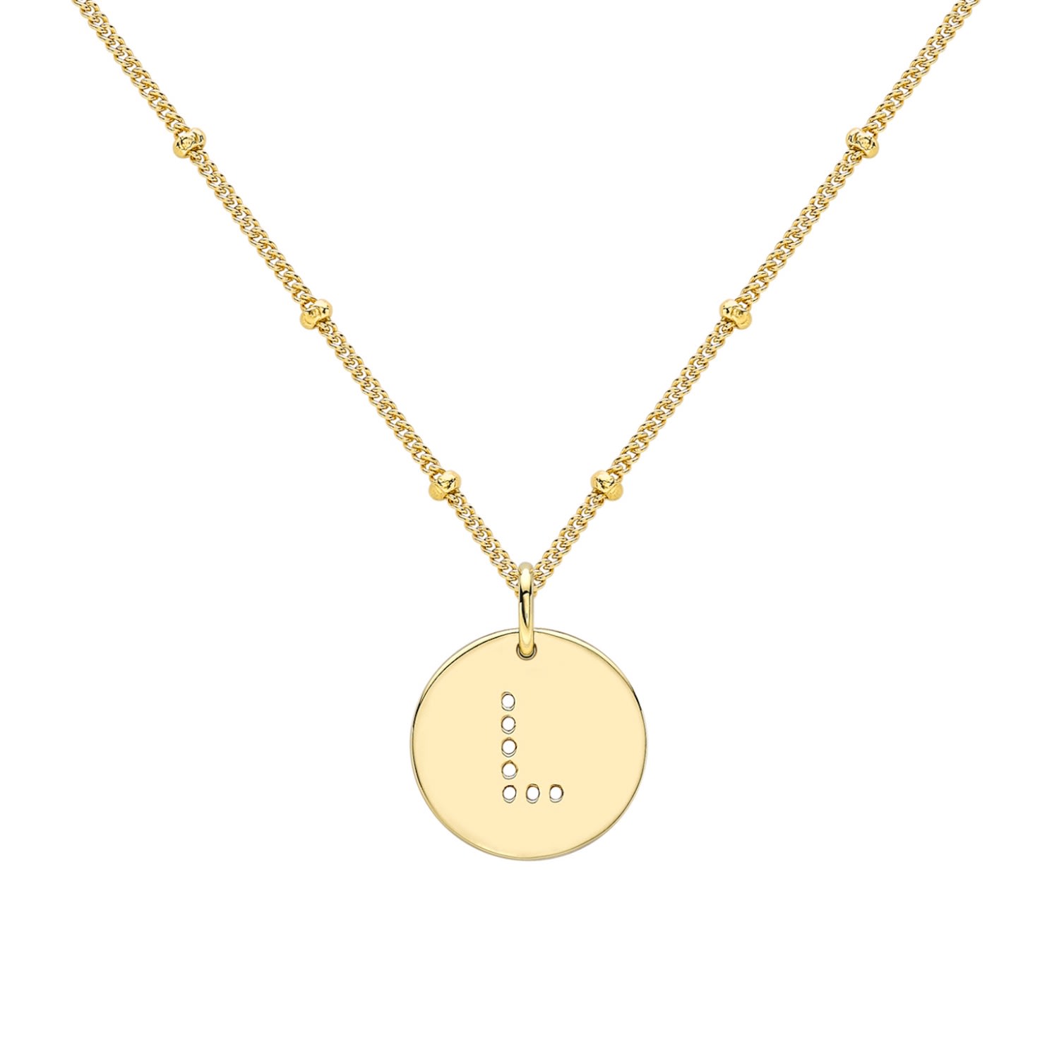 Women’s Gold Alphabet L Necklace Neola Design