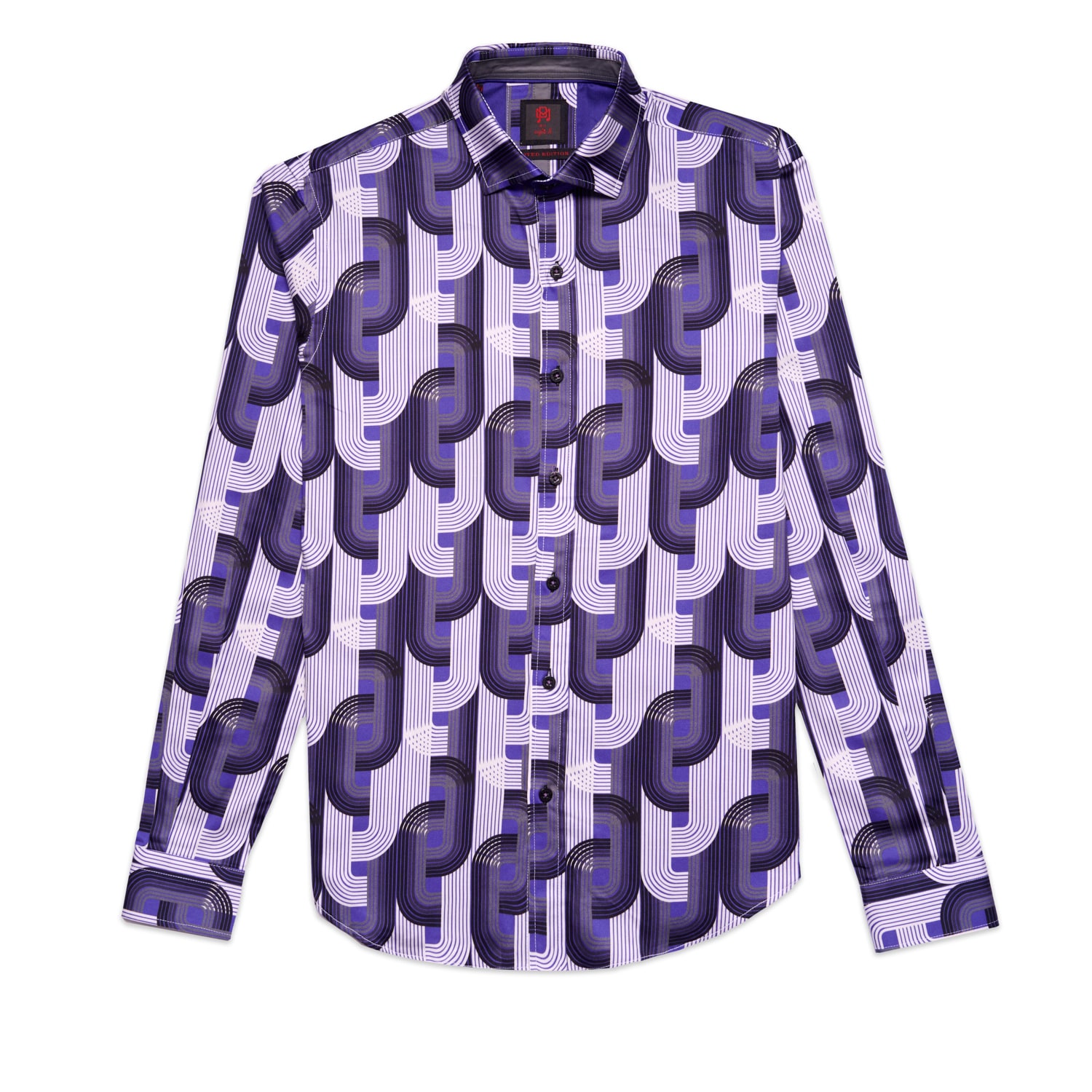 Eight X Men's Blue Grooves Producer Michael Edition Button Down Shirt In Blue