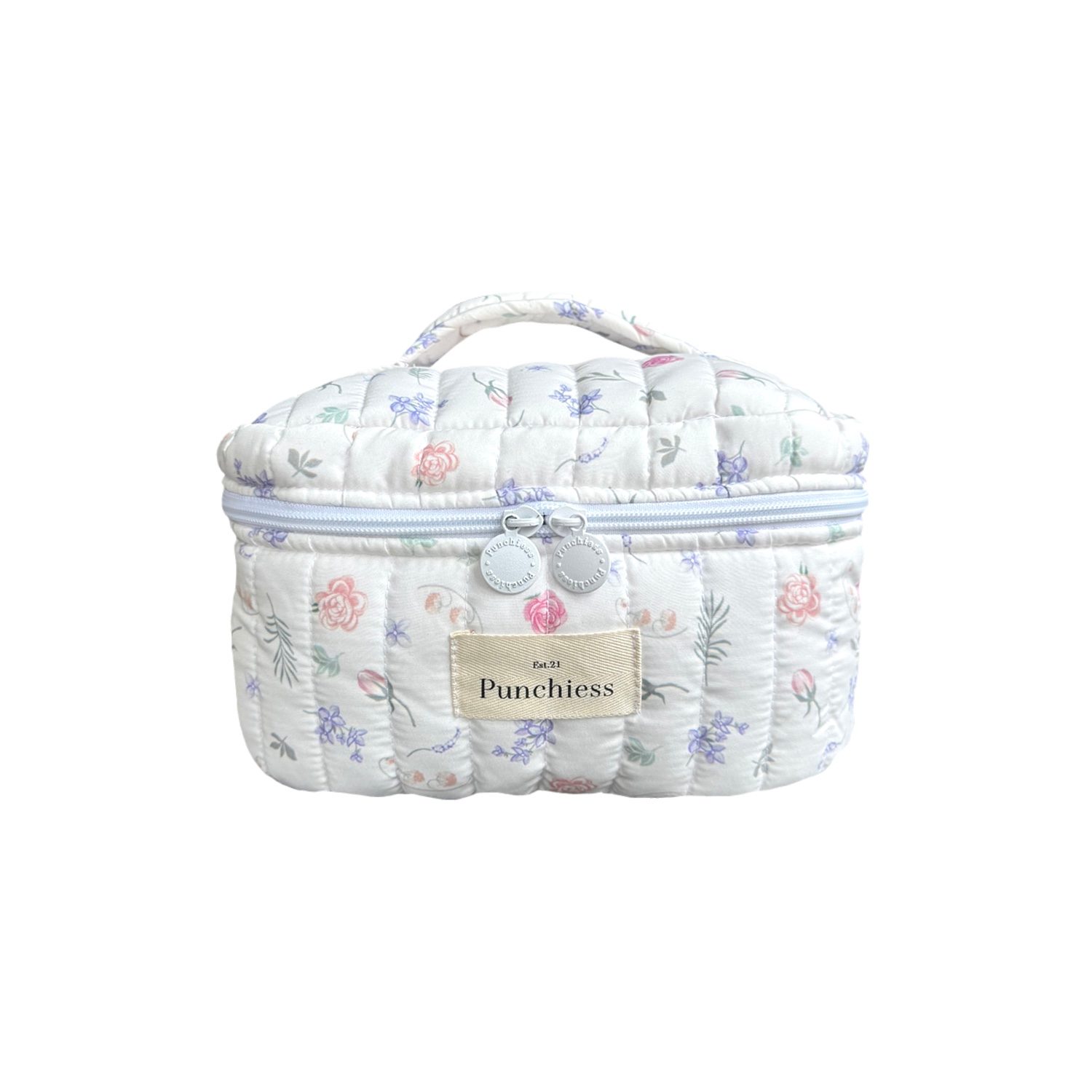 Punchiess Neutrals Roses Vanity Case
