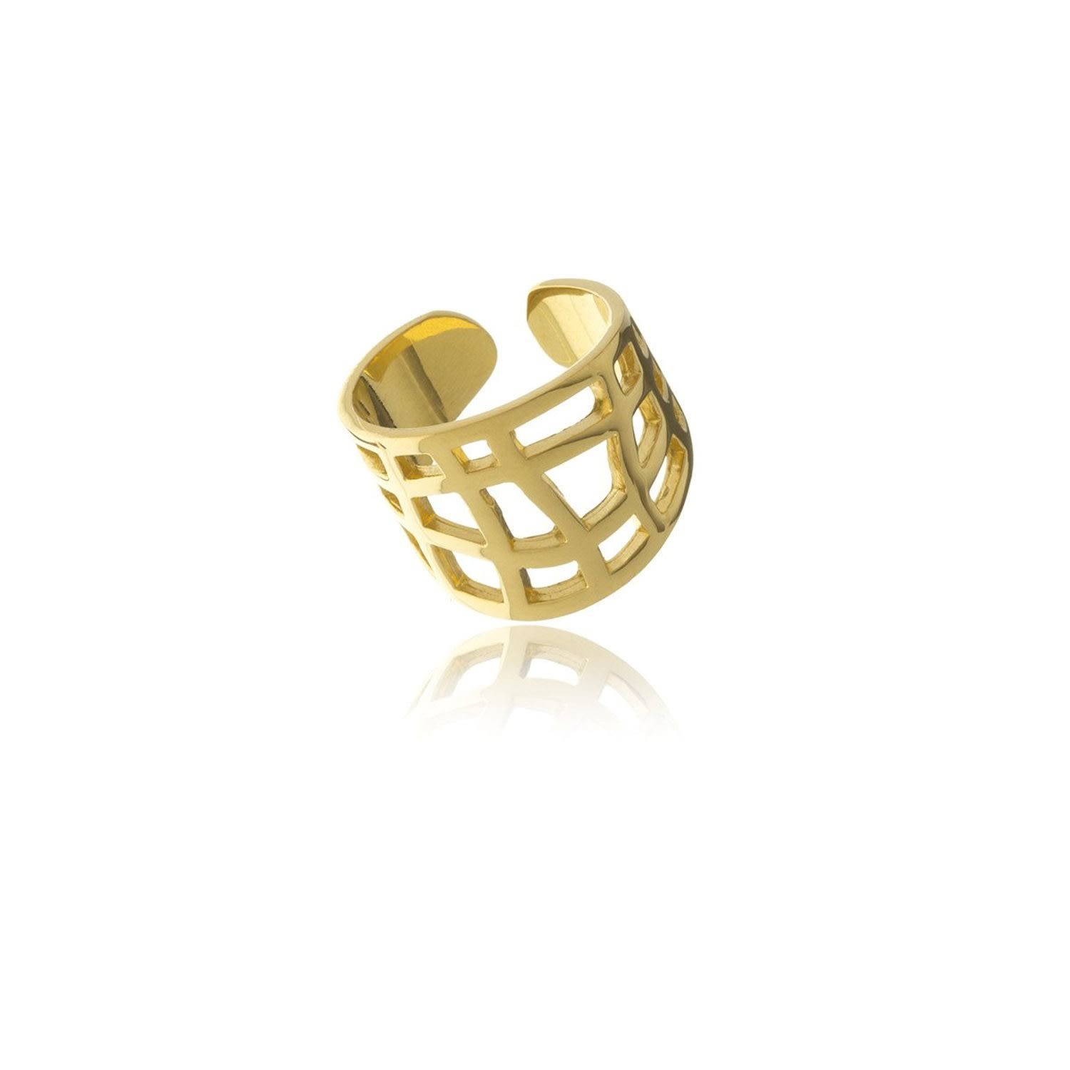 Women’s Gold Les Racines Ties Ring Georgina Jewelry