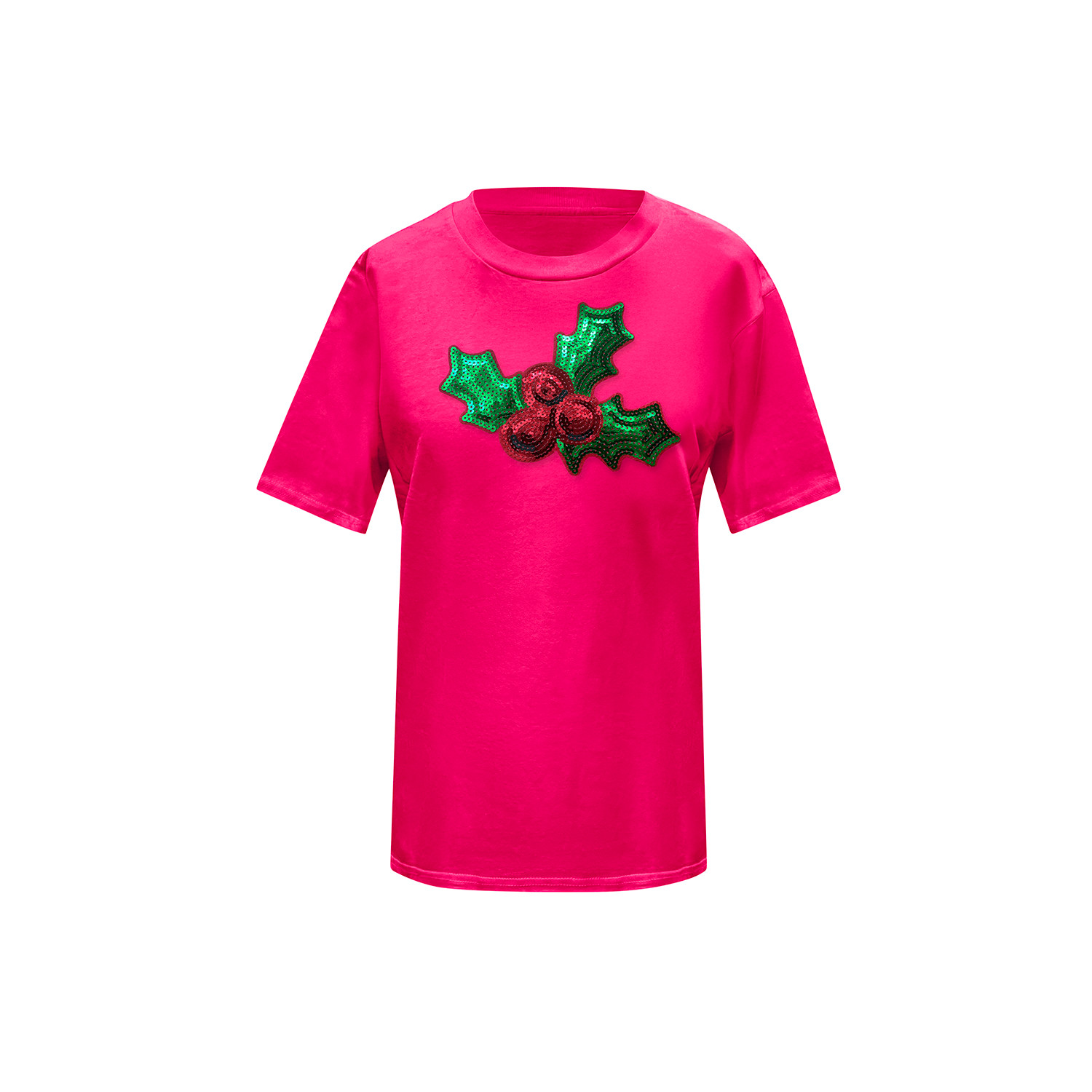 Toma Women's Christmas Pink T-shirt In Pink