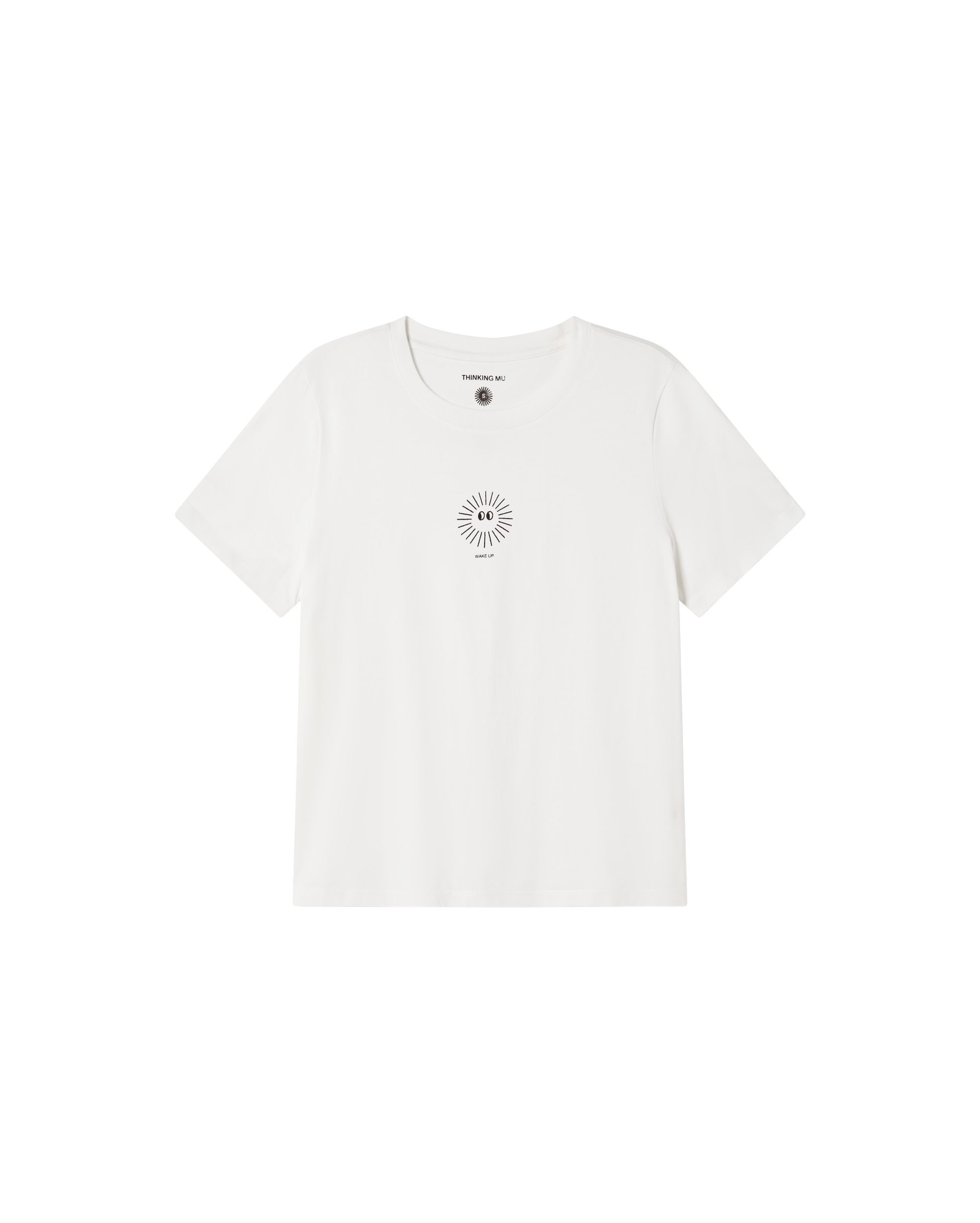 Shop Thinking Mu Women's White Soleil Ida T-shirt