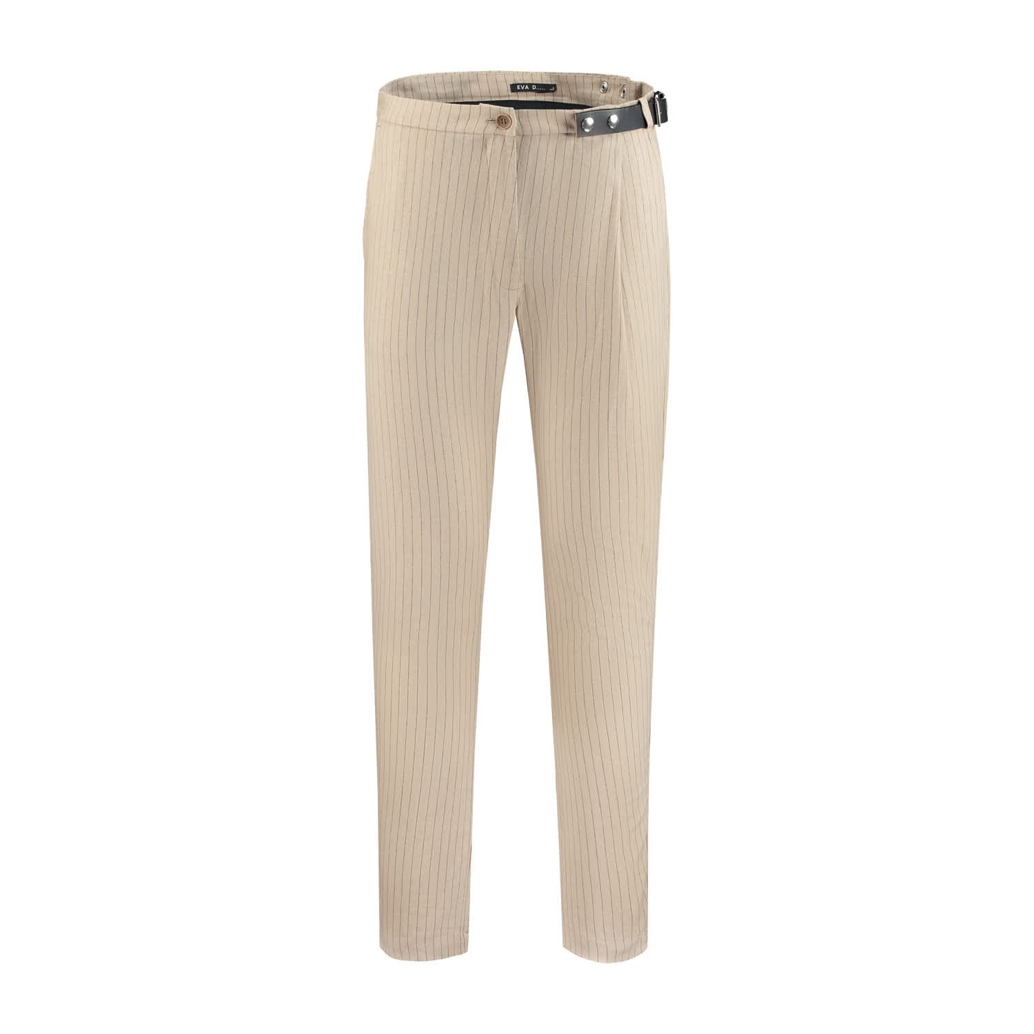 pants with side belt