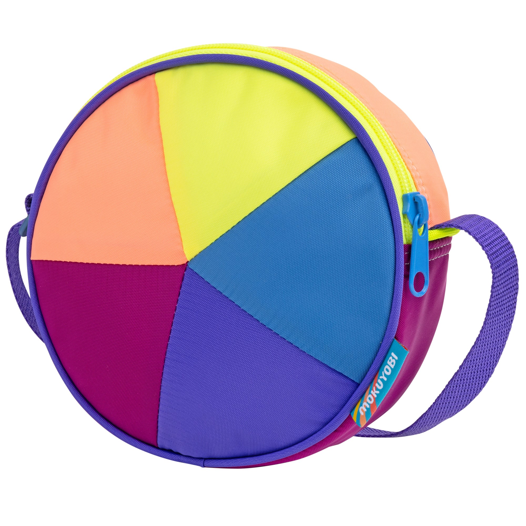 Mokuyobi Women's Pink / Purple / Yellow Glow Spiral Circle Purse In Pink/purple/yellow