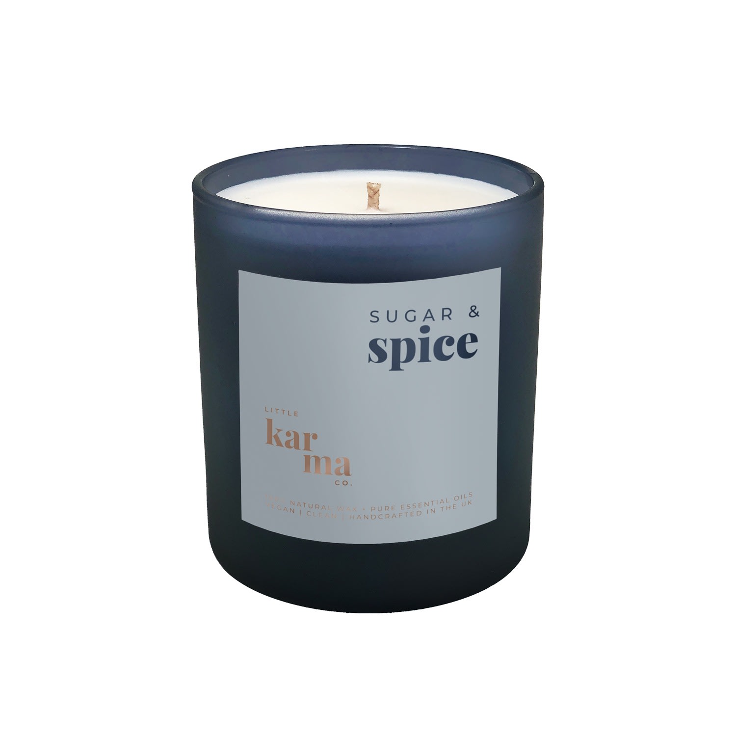 Blue Sugar & Spice - Spiced Chai Christmas Midi Candle Little Karma Co. Ltd