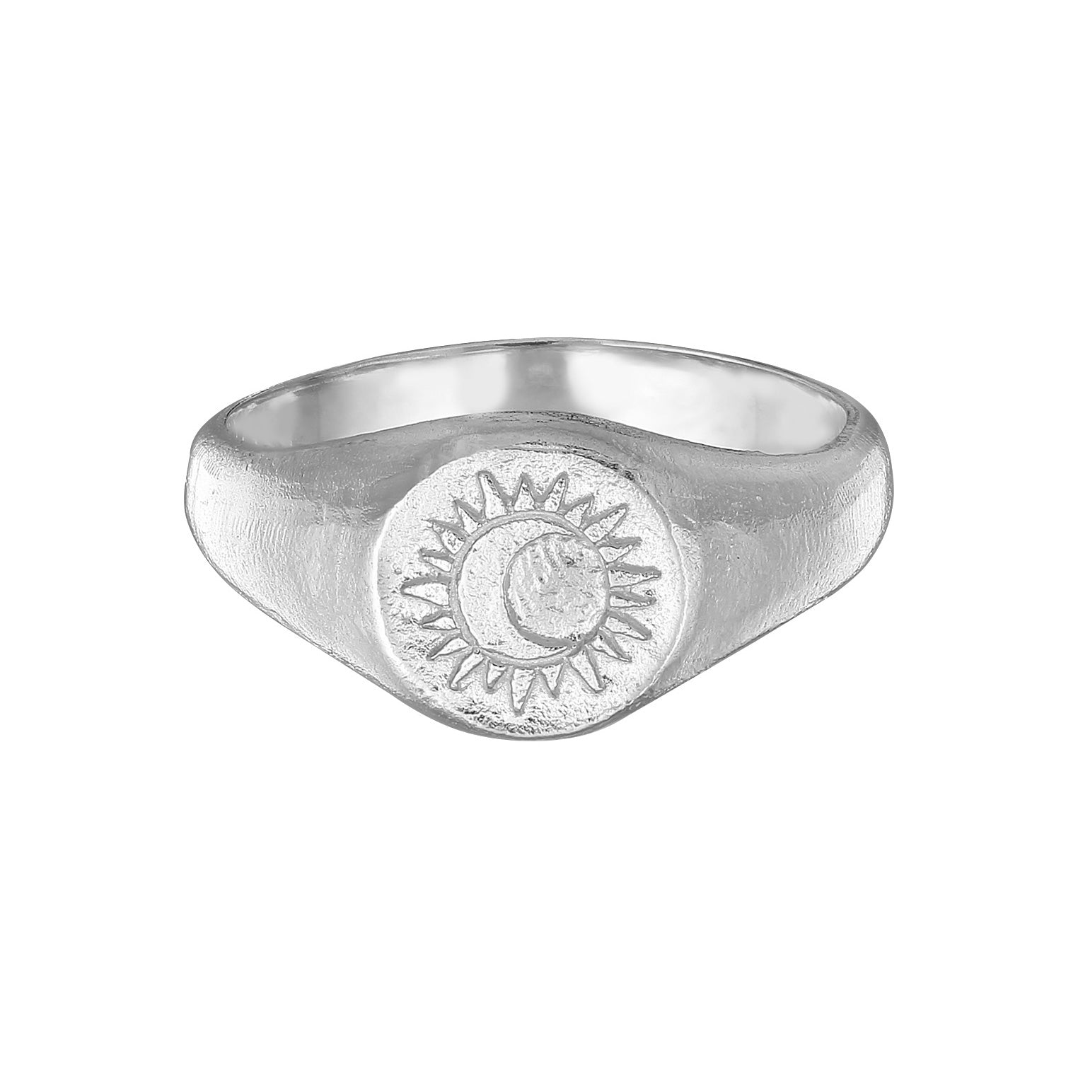 Men’s Silver The Sacred Sun Ring Haze & Glory