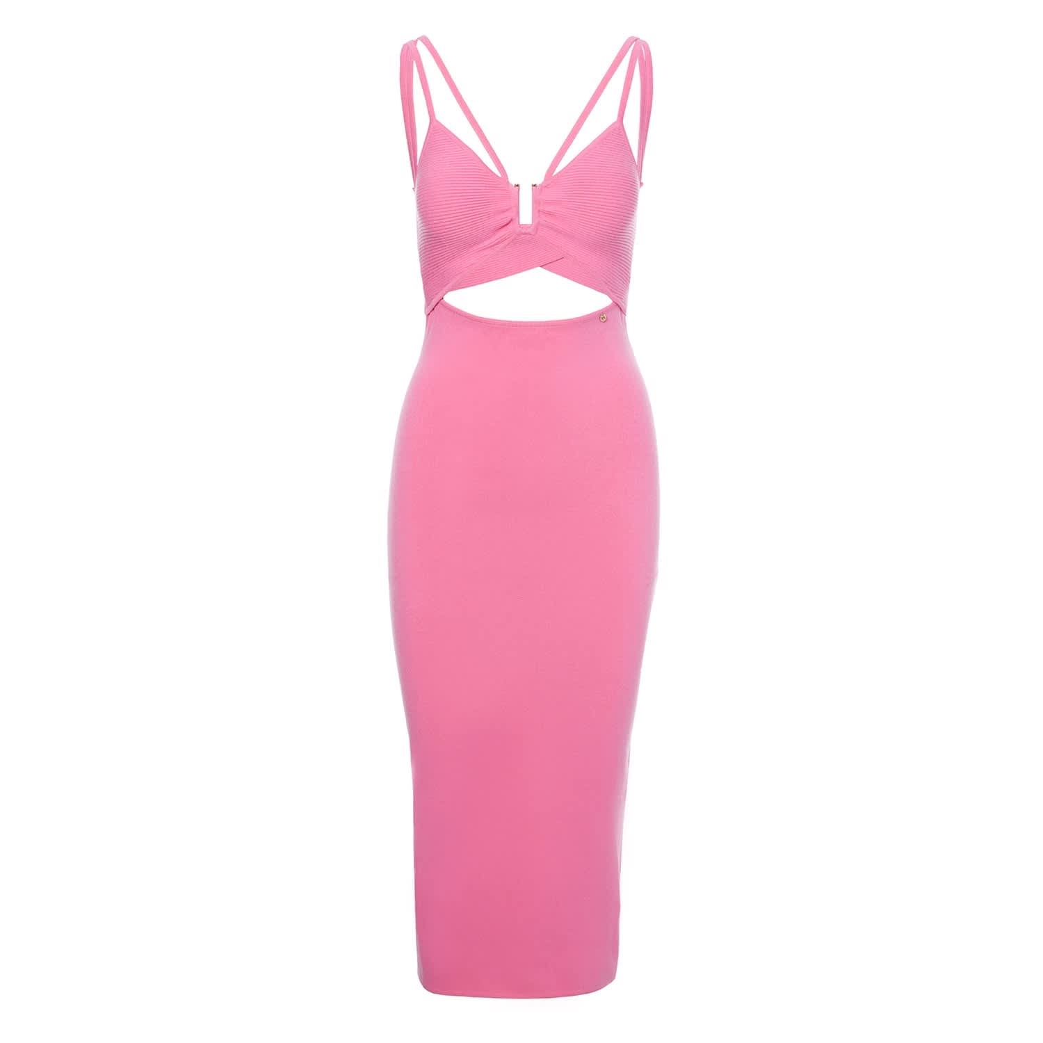 astr gaia midi dress Gaia Metallic Midi Dress