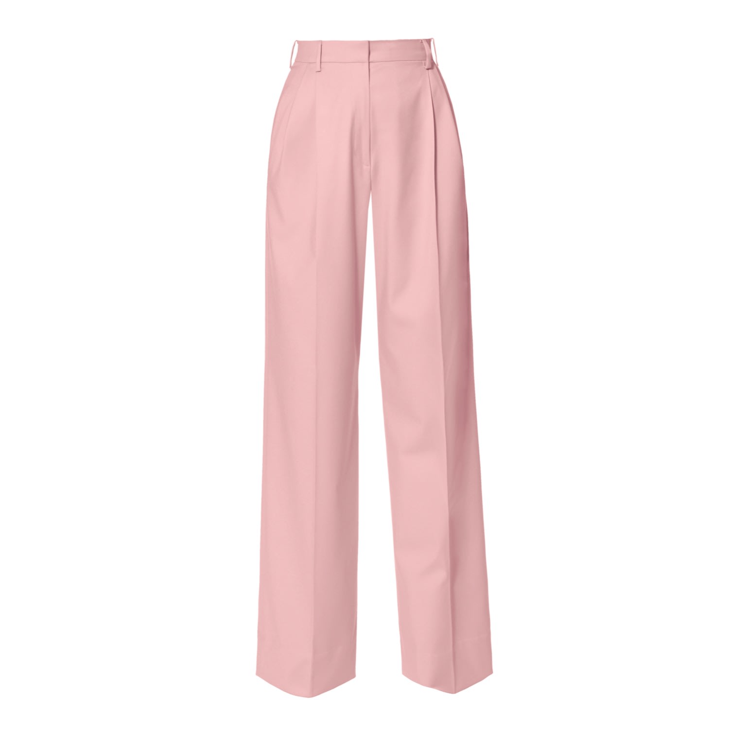 Women’s Pink / Purple Gwen Rosewater High Waisted Wide Trousers Medium Aggi