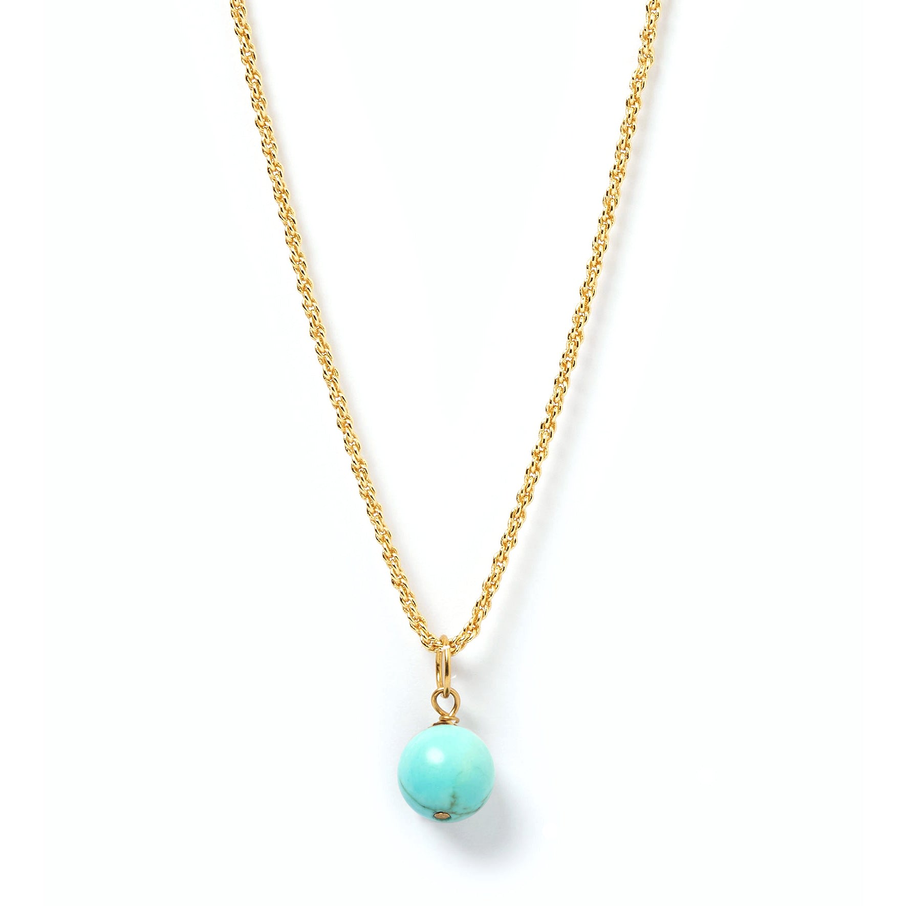 Women’s Kiki Crystal Pendant Necklace - Turquoise Arms of Eve