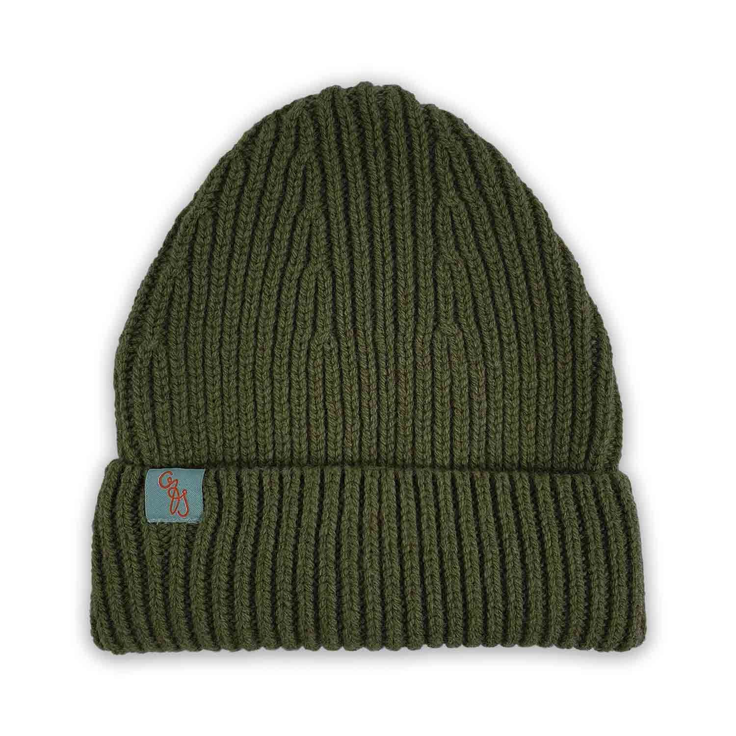 Otto & Spike Men's Beanies - Fixed - Moss Green In Green