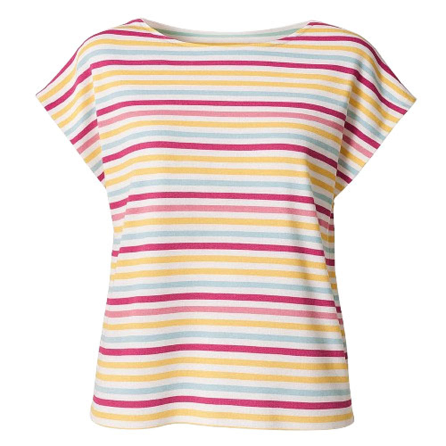 Conquista Women's Striped T-shirt – Cotton Jersey