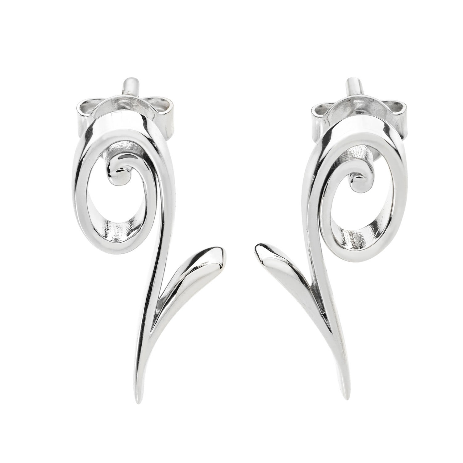 Women’s Silver Q Studs Lucy Quartermaine