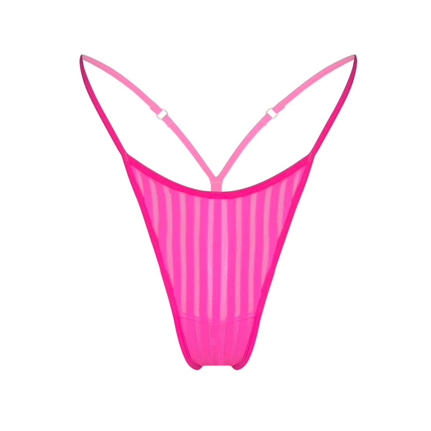 Vertigo Micro-G Thong Neon Pink by Monique Morin Lingerie