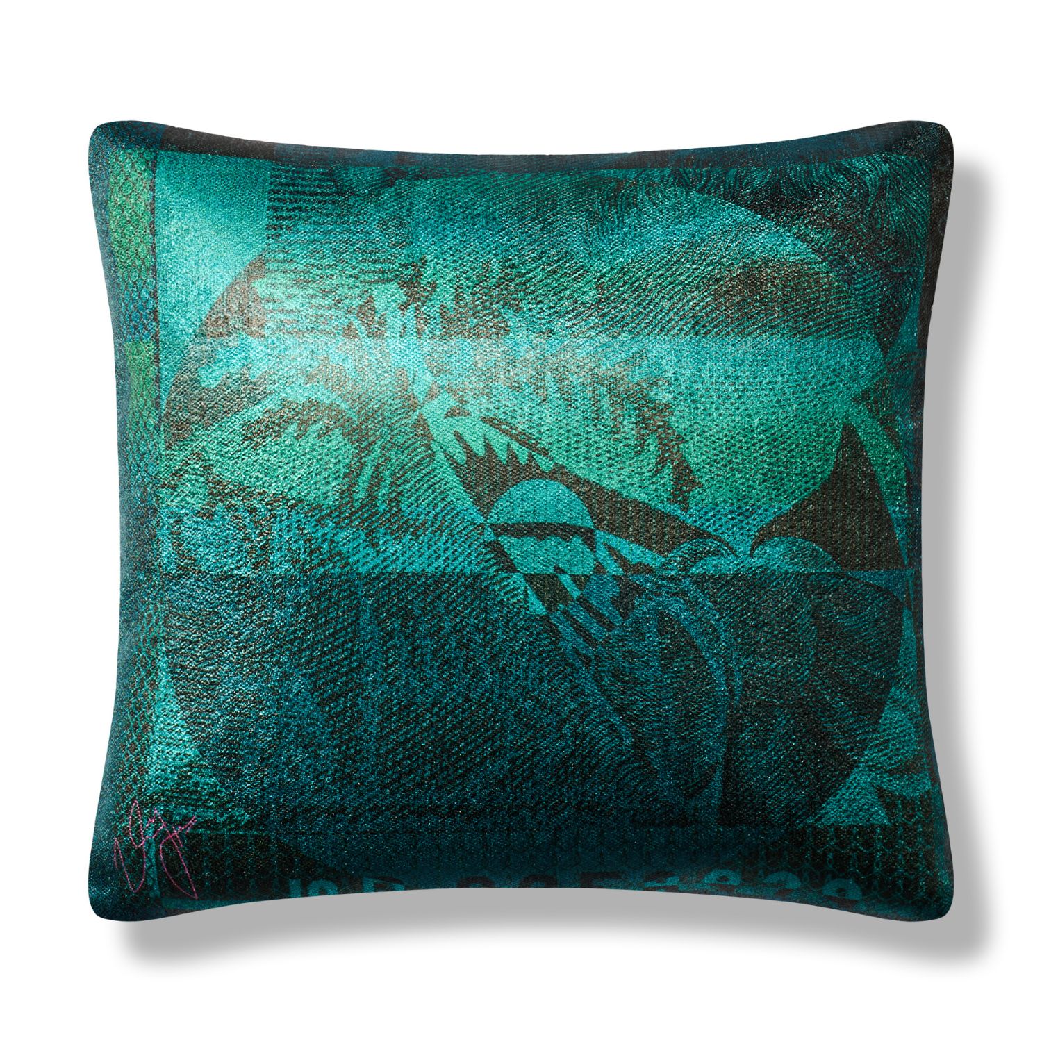 Green Jungle Pillow Large Large Bless My Funk Home