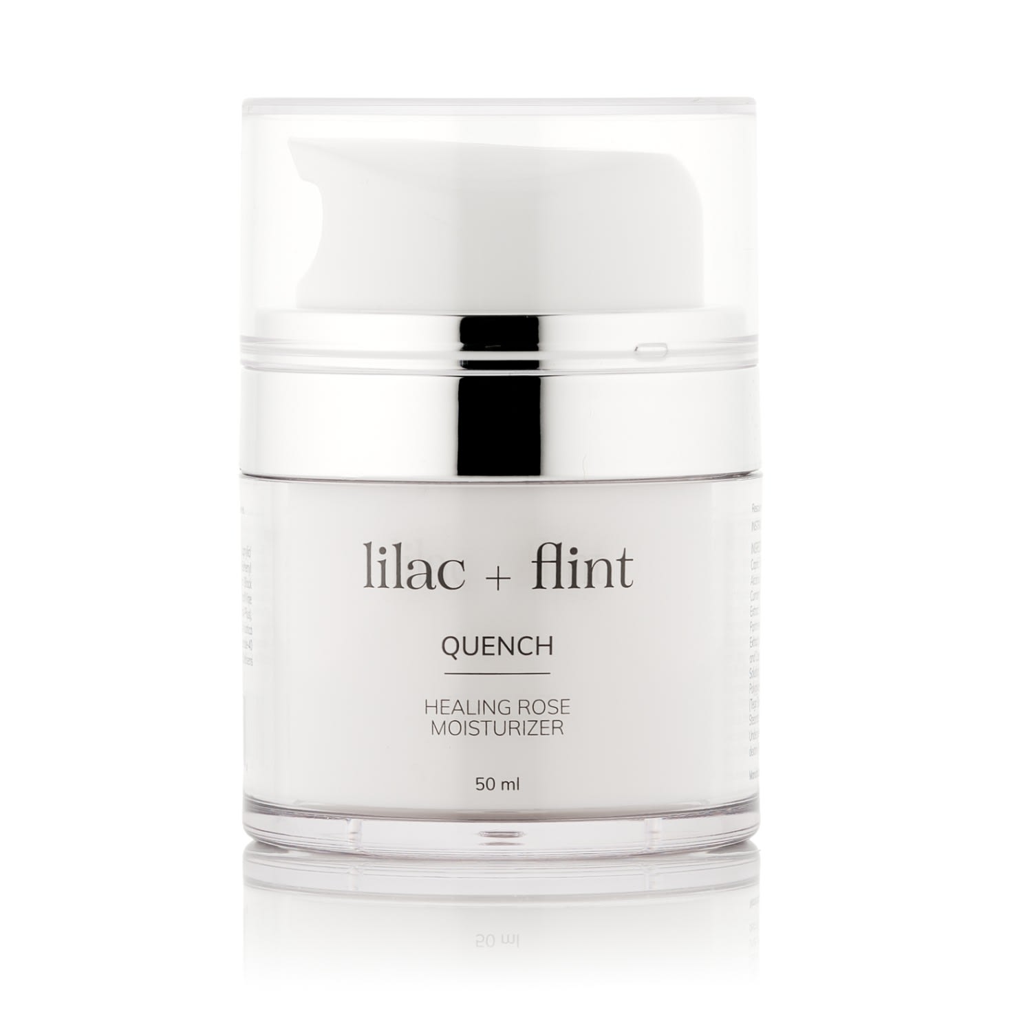 Lilac + Flint Skincare White Quench Rose Calming Moisturizer