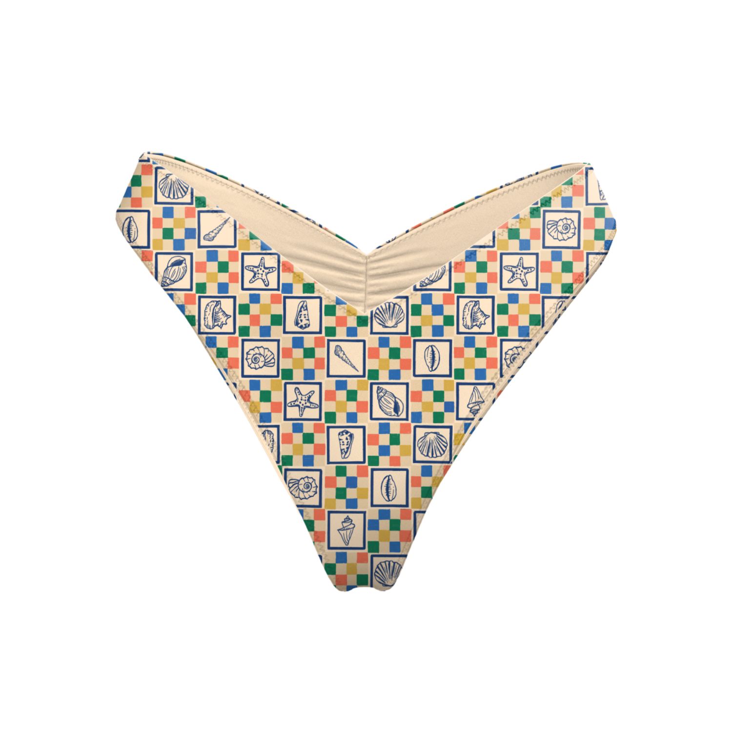 Blackbough Swim Women's Maie Ruched Medium Bottoms / Conch Crush