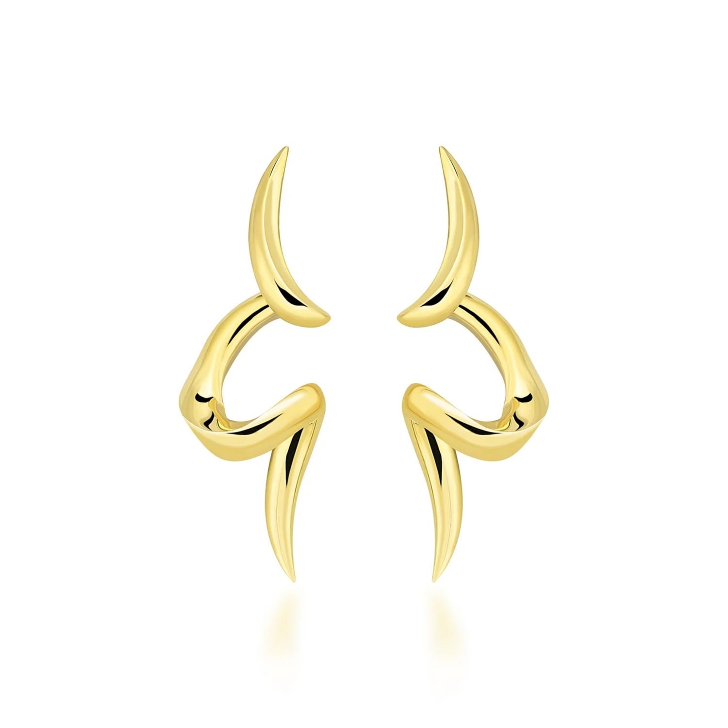 Tiron Women's Gold Lustree Earing