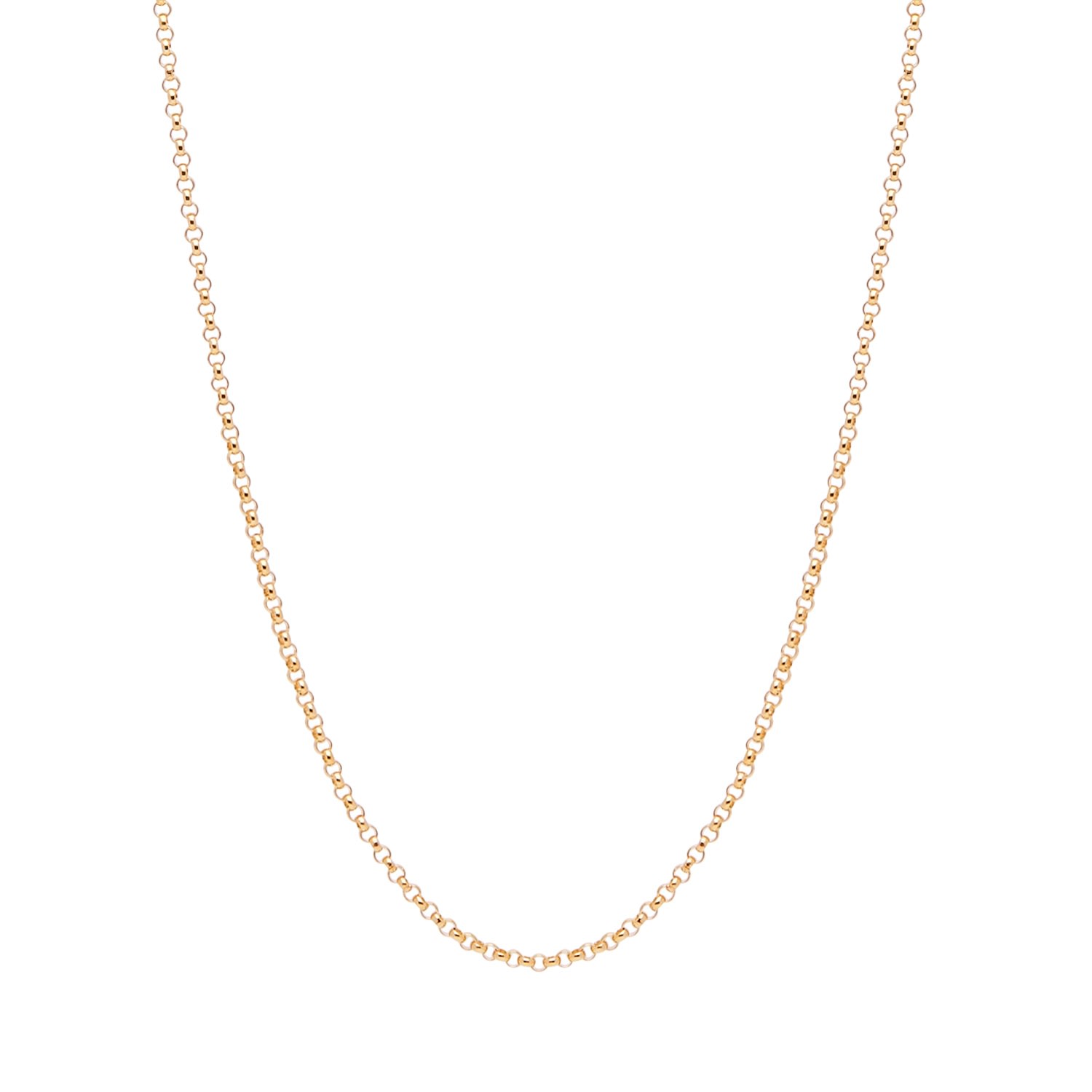 Women’s Gold Filled Rolo Chain Necklace Buvy Jewellery