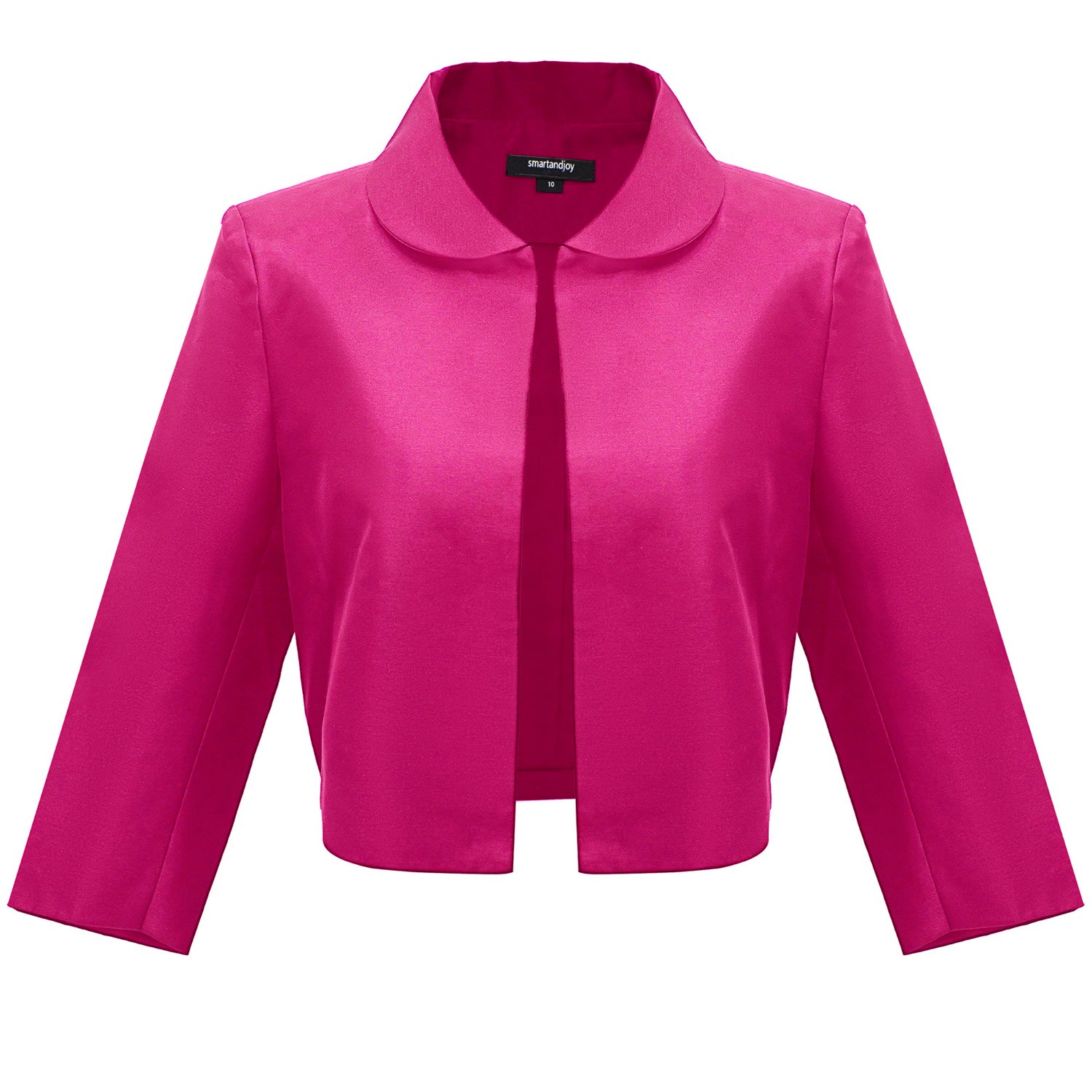 Women’s Pink / Purple Taffeta Crop Jacket Extra Small Smart and Joy