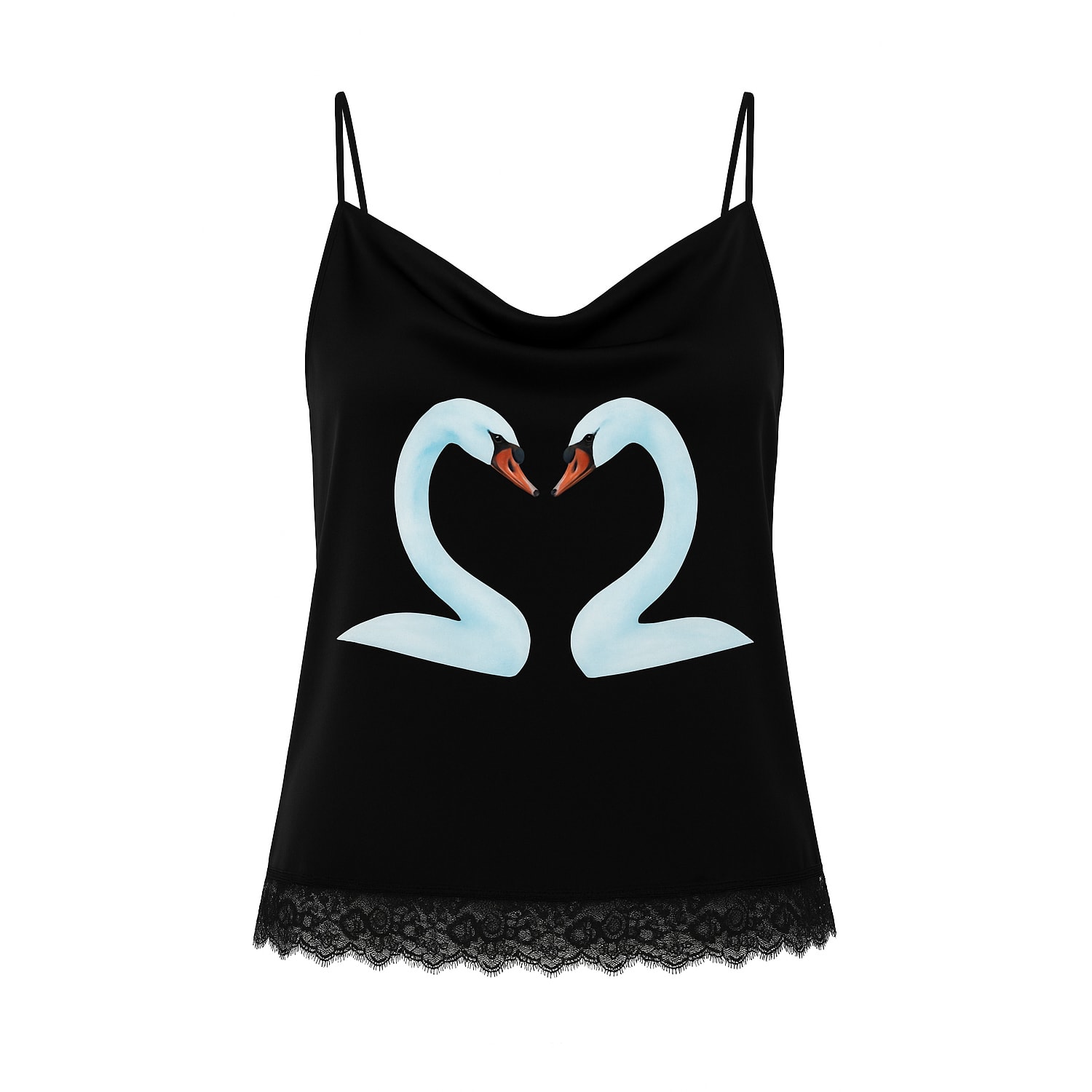Noblesse Oblige Women's Black Swan Cami