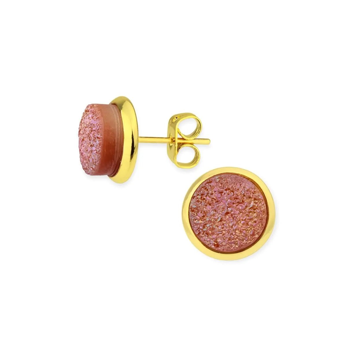 Saachi Women's Gold Tiny Druzy Earring In Gold