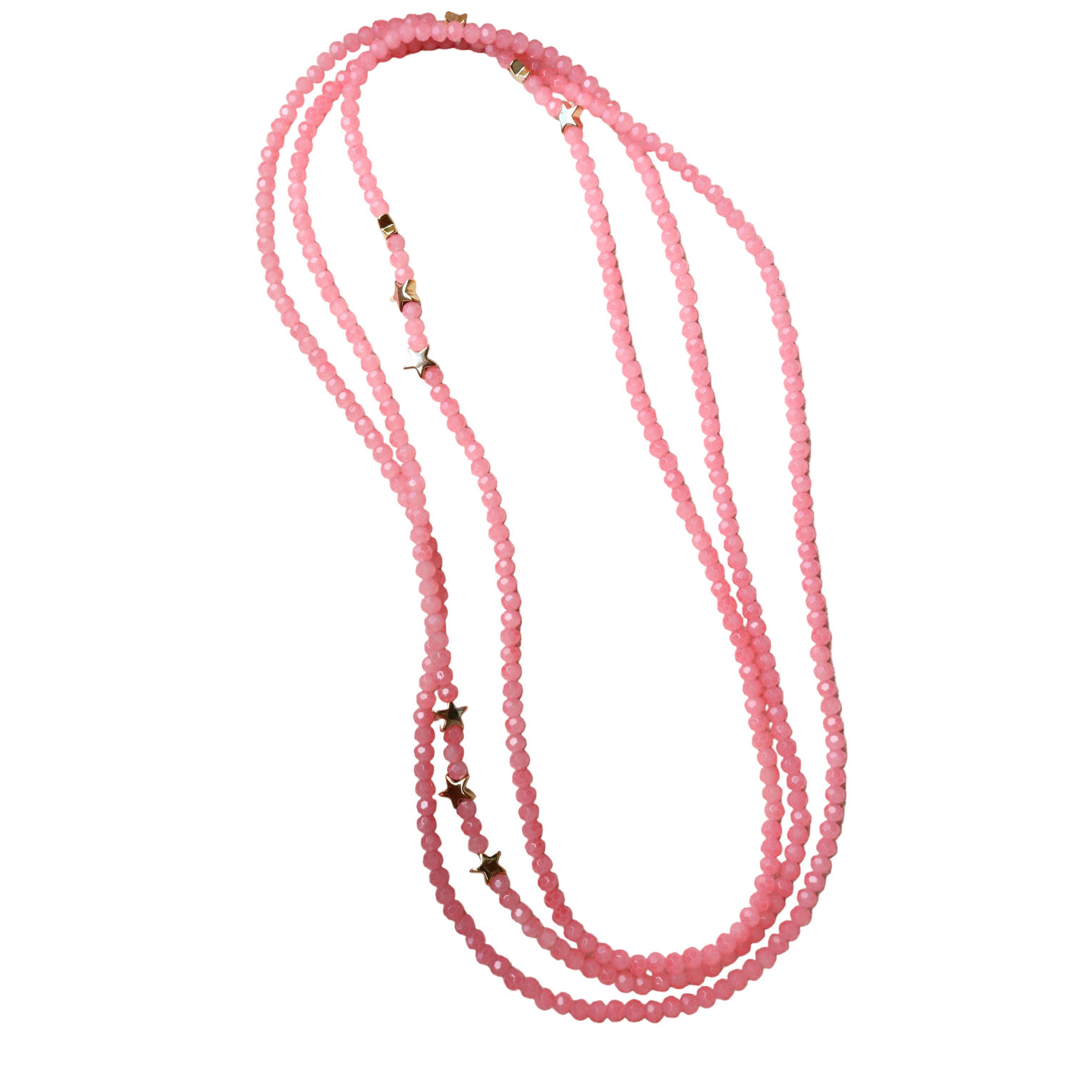 Taylor Reese Women's Gold / Pink The Pink Melon All Star Multi-way Necklace In Multi