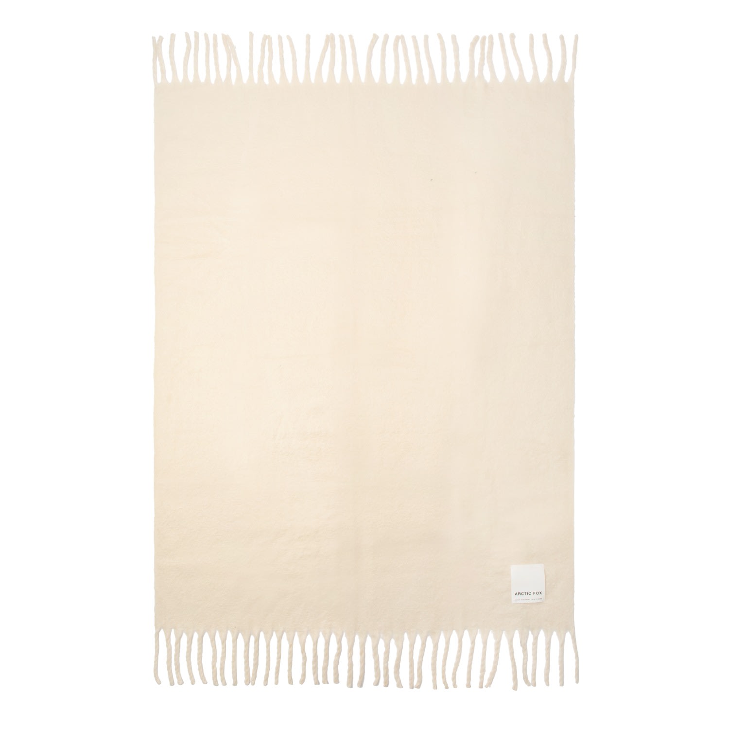 Arctic Fox & Co. White The Reykjavik Throw - Cream In Neutral