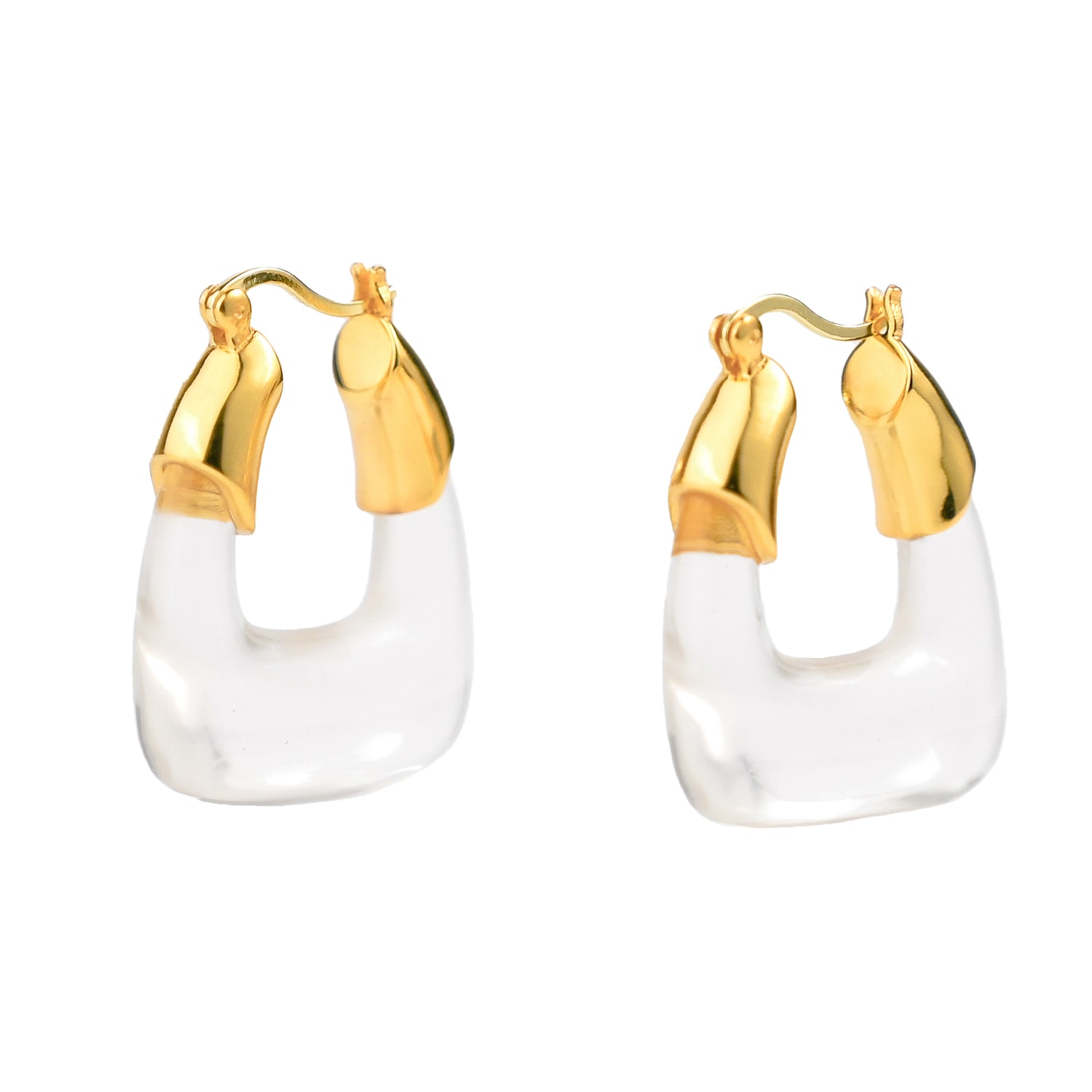 Zynnia Collective Women's Prism Hoops Gold
