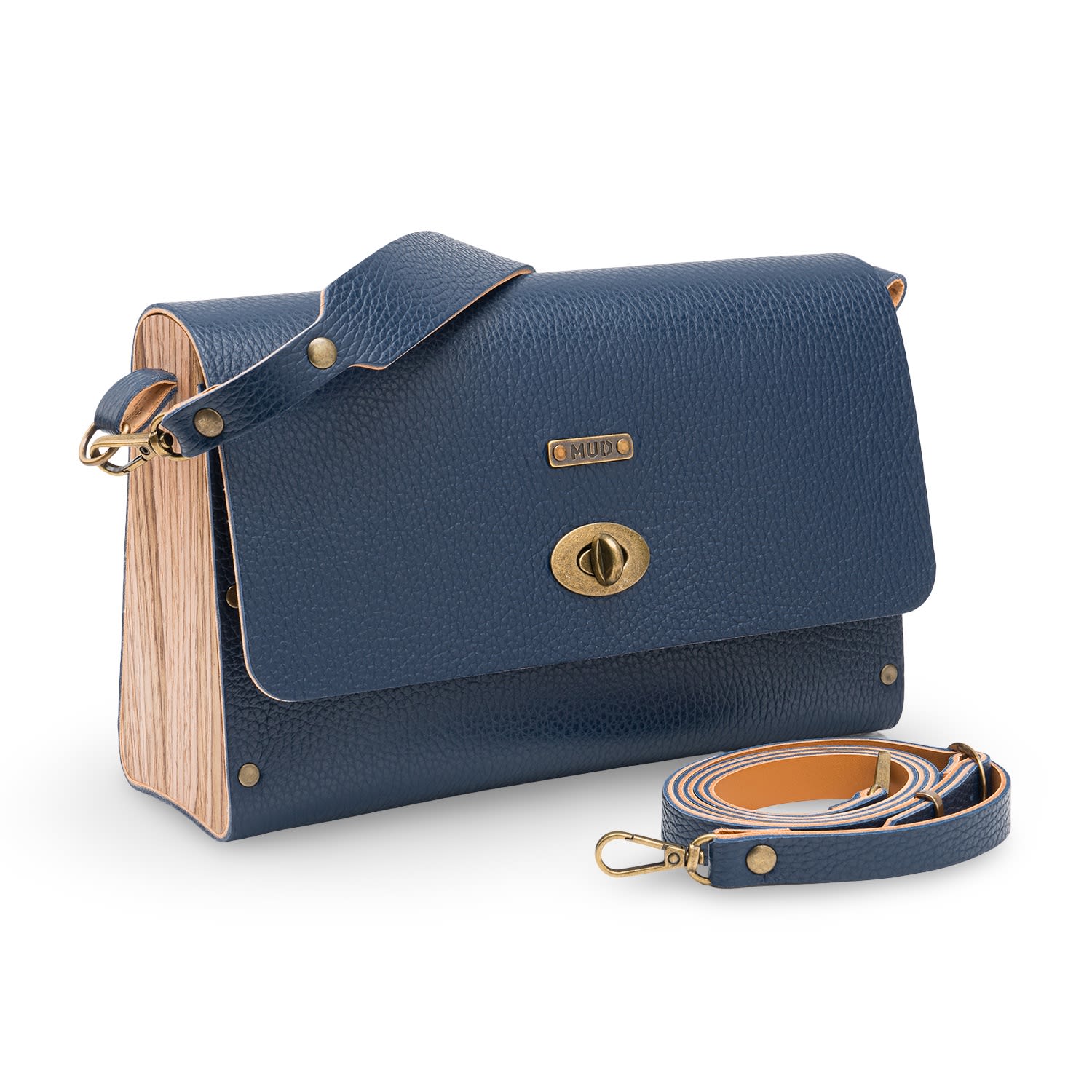 Mud - Manufacture Under Design Women's Blue Leonor Medium Bag - Navy In Blue