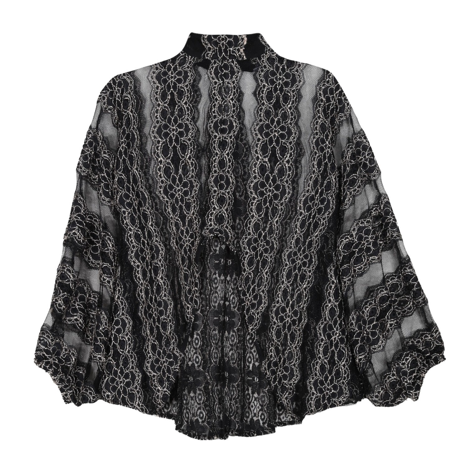 Lioness By Tf Women's Black Bloom Luxe Lacy Short Tunic In Black