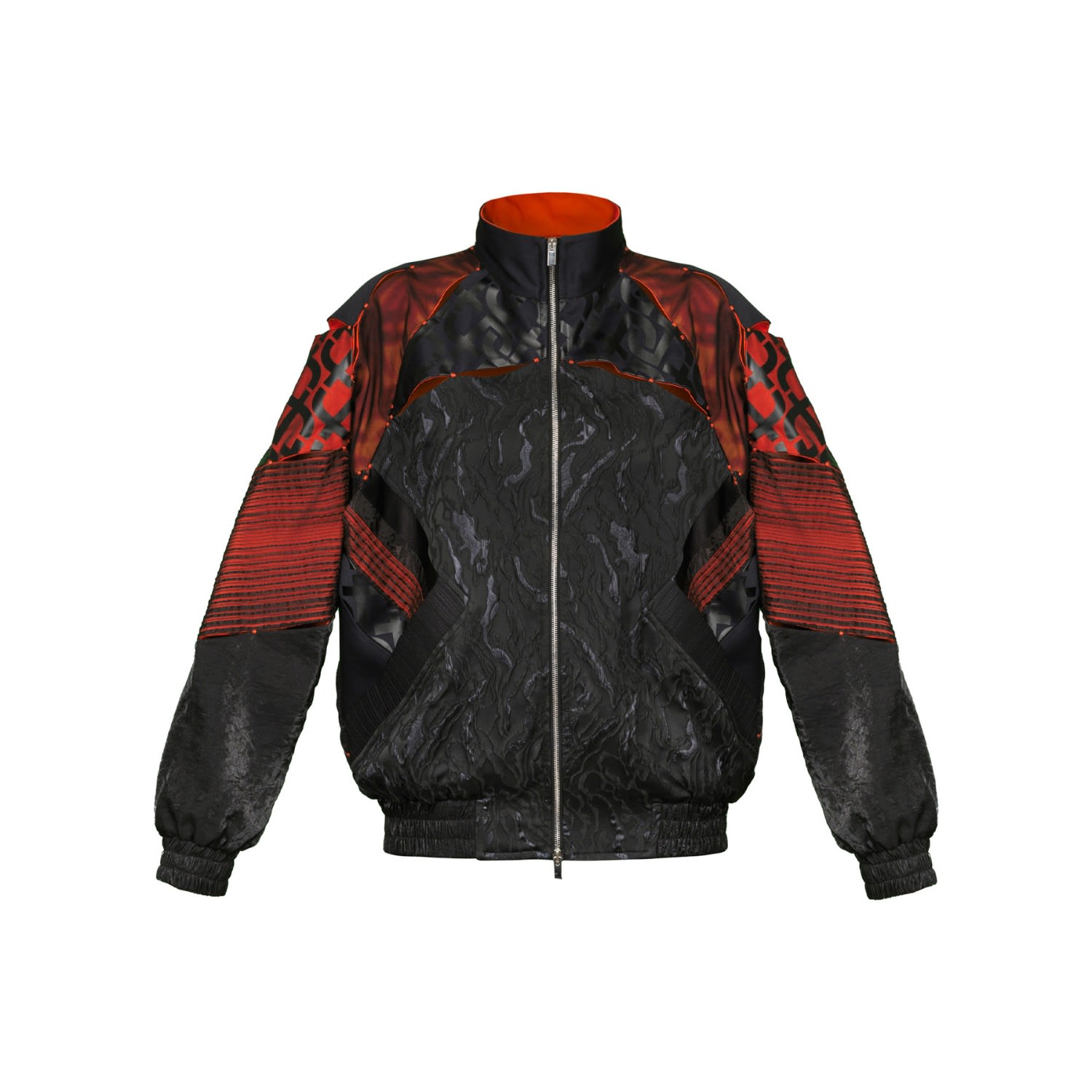 Thefour Women's Black Rift Jacket Multicolor In Black