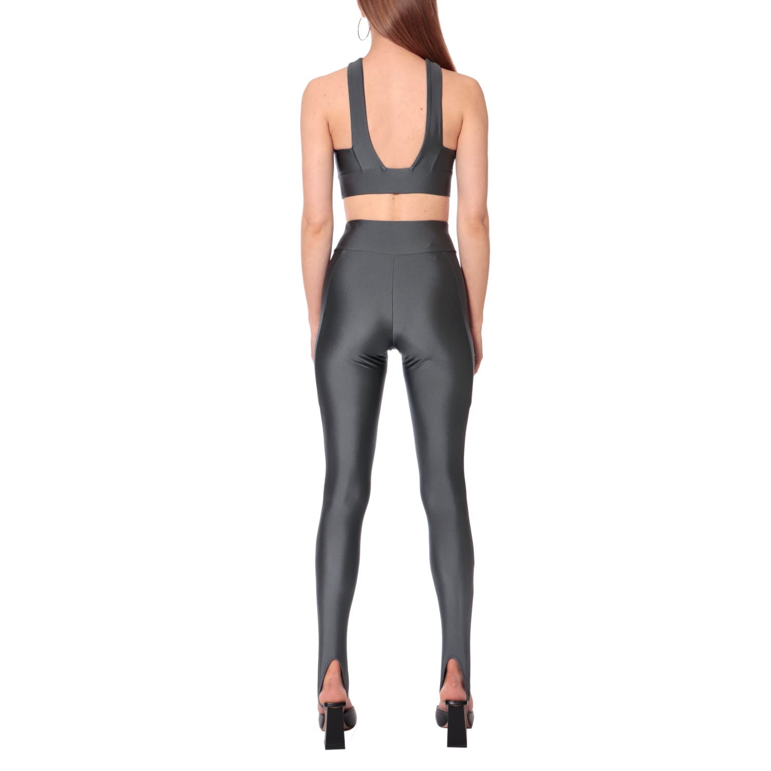 Gia Smoked Pearl Elastic Stirrup Leggings | AGGI by HALEWSKI