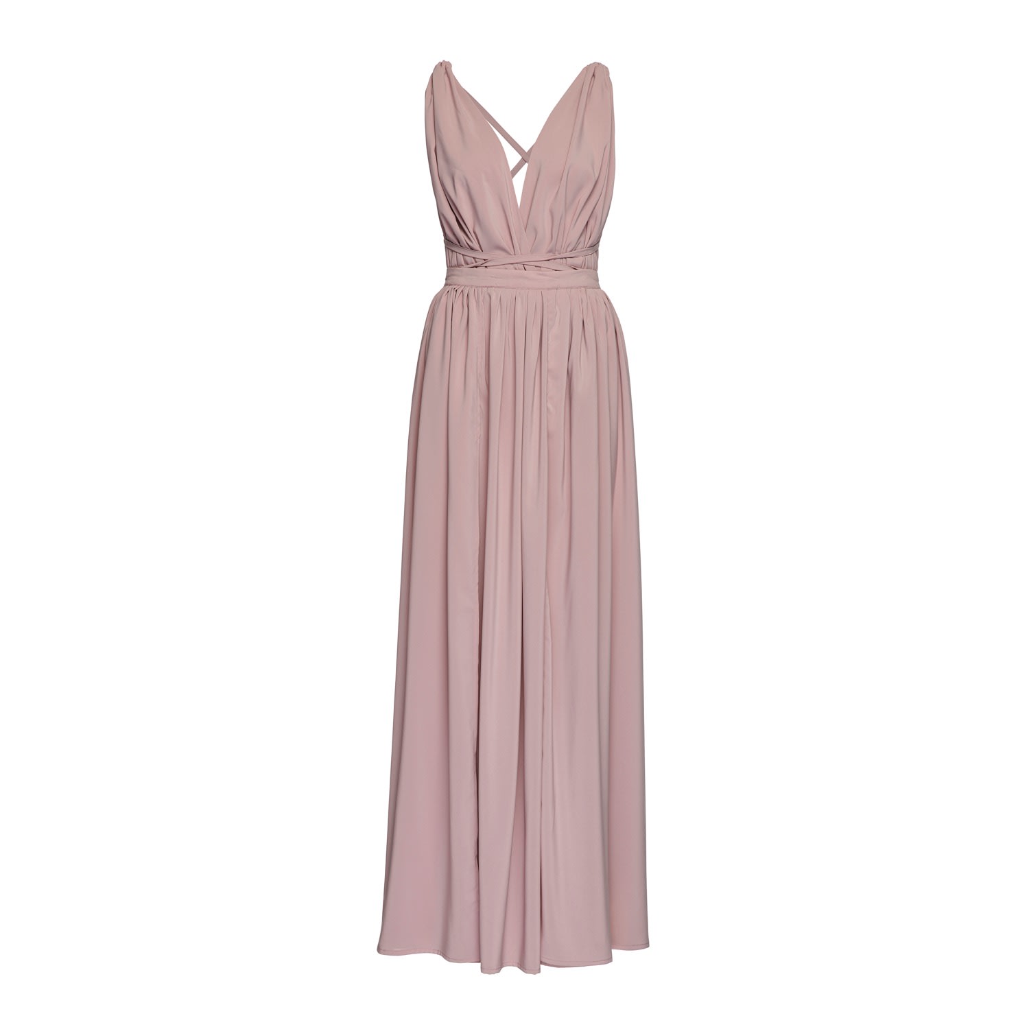 Women’s Rose Gold Cara Maxi Dress Powder Pink Small Nana’s