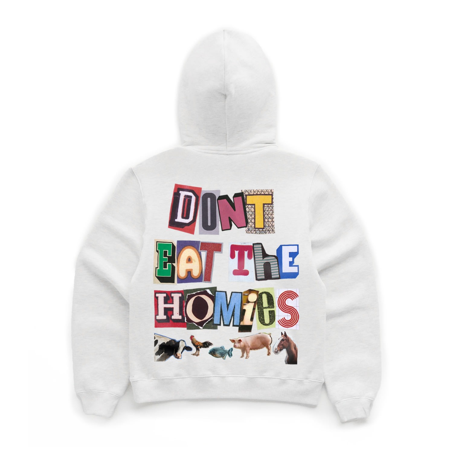 Dont Eat The Homies Women's Ransom Hoodie - Grey In Grey