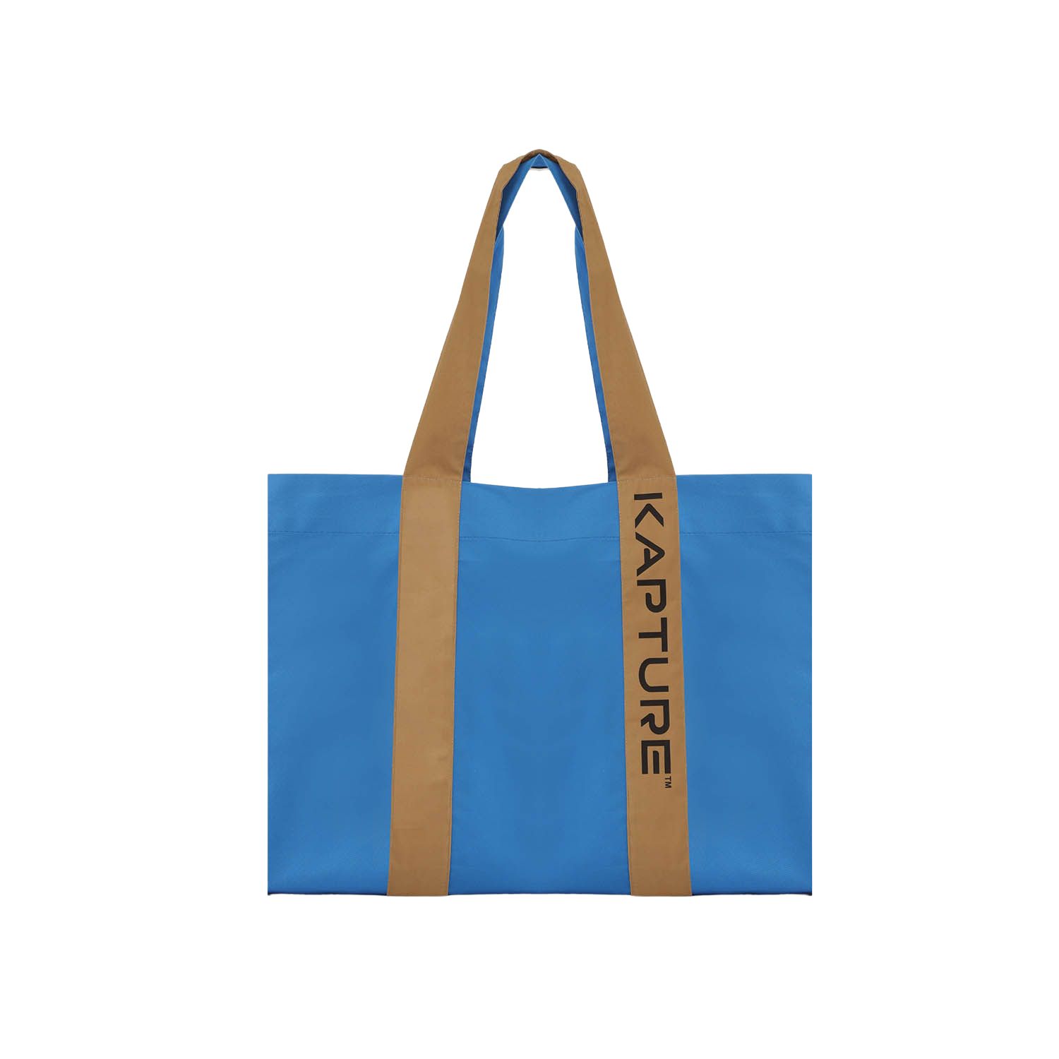 Women’s Blue / Brown Kix Tote Bag - Blue/Light Brown One Size Kapture