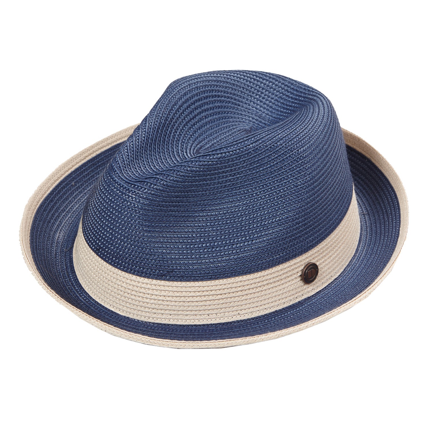 Men’s Dasmarca Florence Marine Blue Summer Two Tone Crushable Hat 57Cm Dasmarca Hats