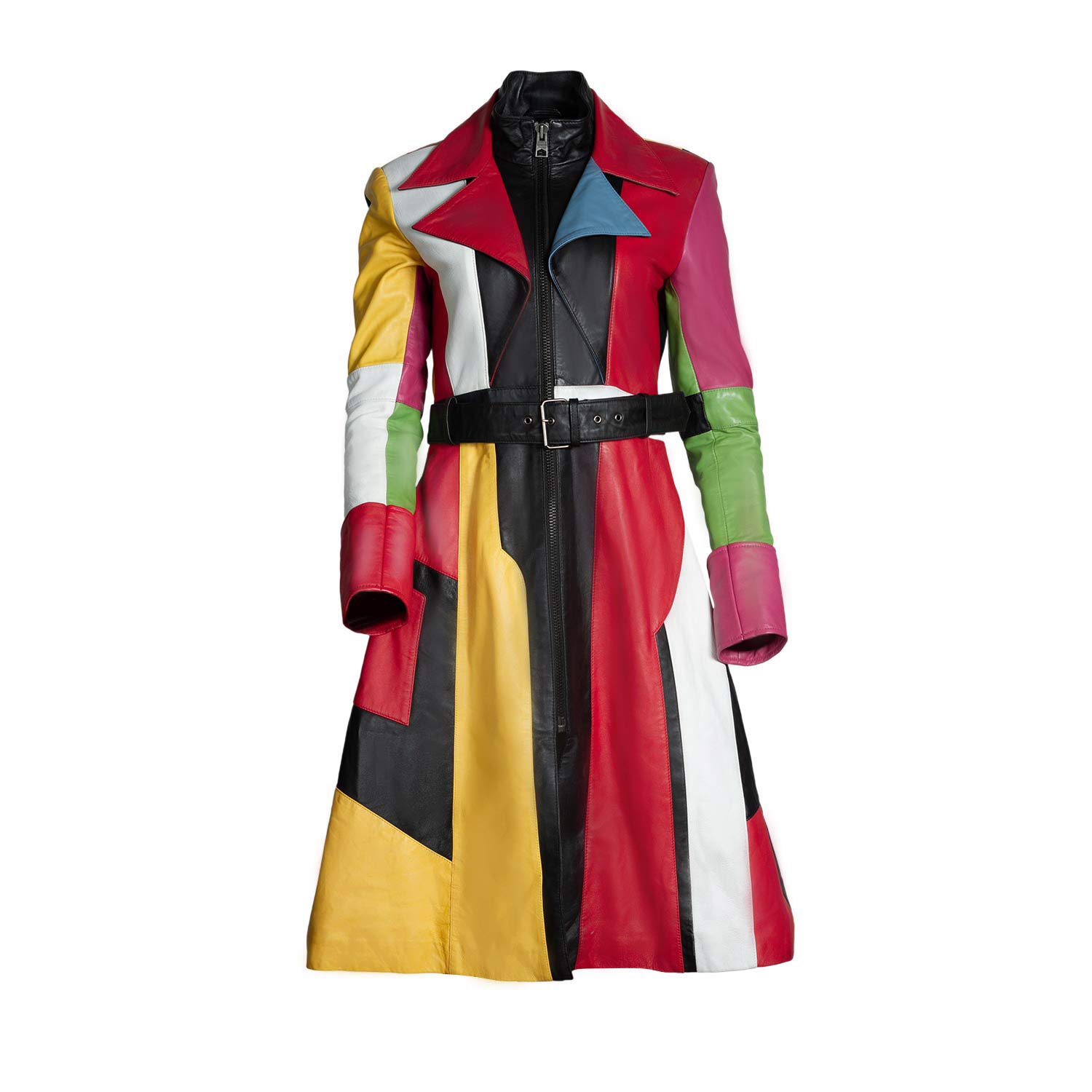 Zasta Studio Women's The Mischievous Italian Leather Trench Coat