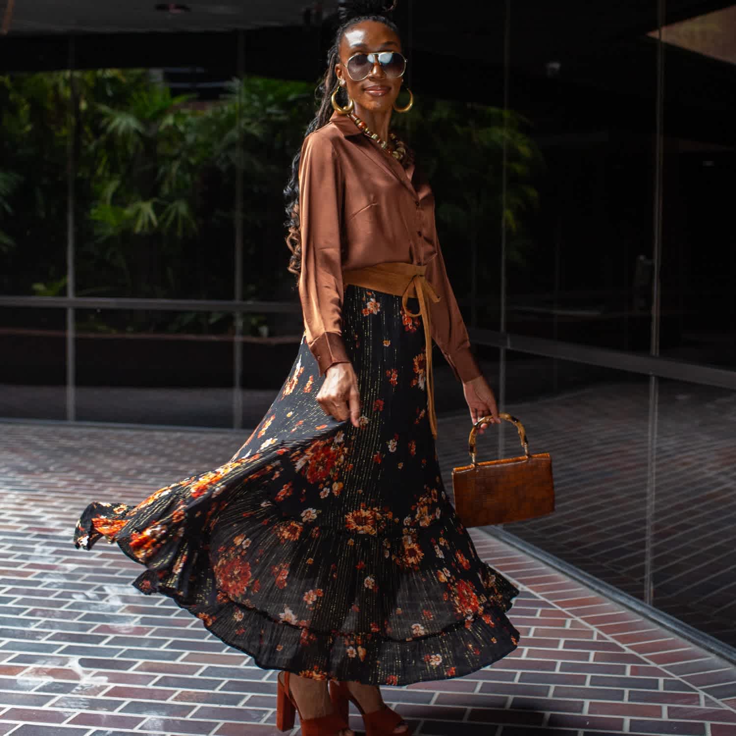 Lynx Flora Maxi Skirt | Jennafer Grace | Wolf & Badger
