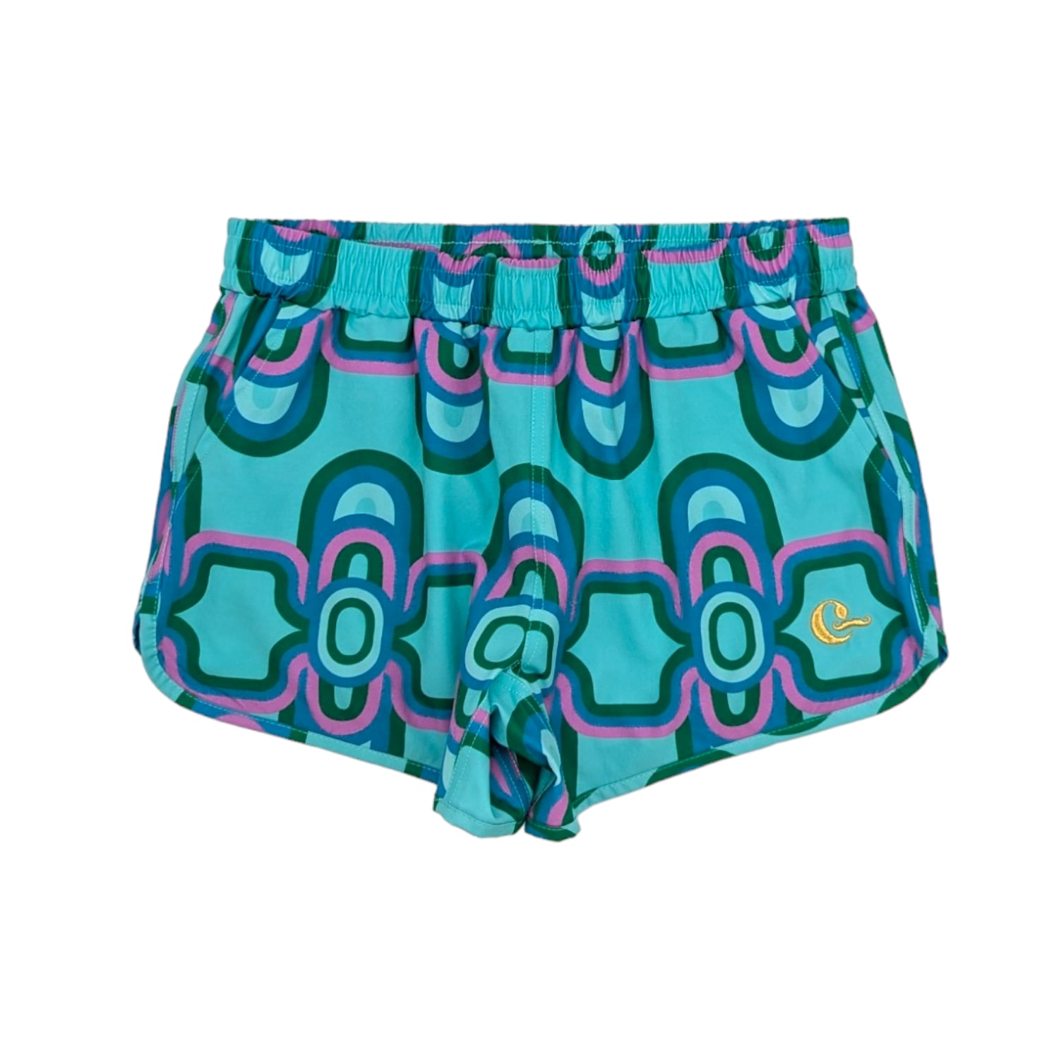 Julia Clancey Men's Blue Venice 73 Sport Short Olympia Aqua In Blue