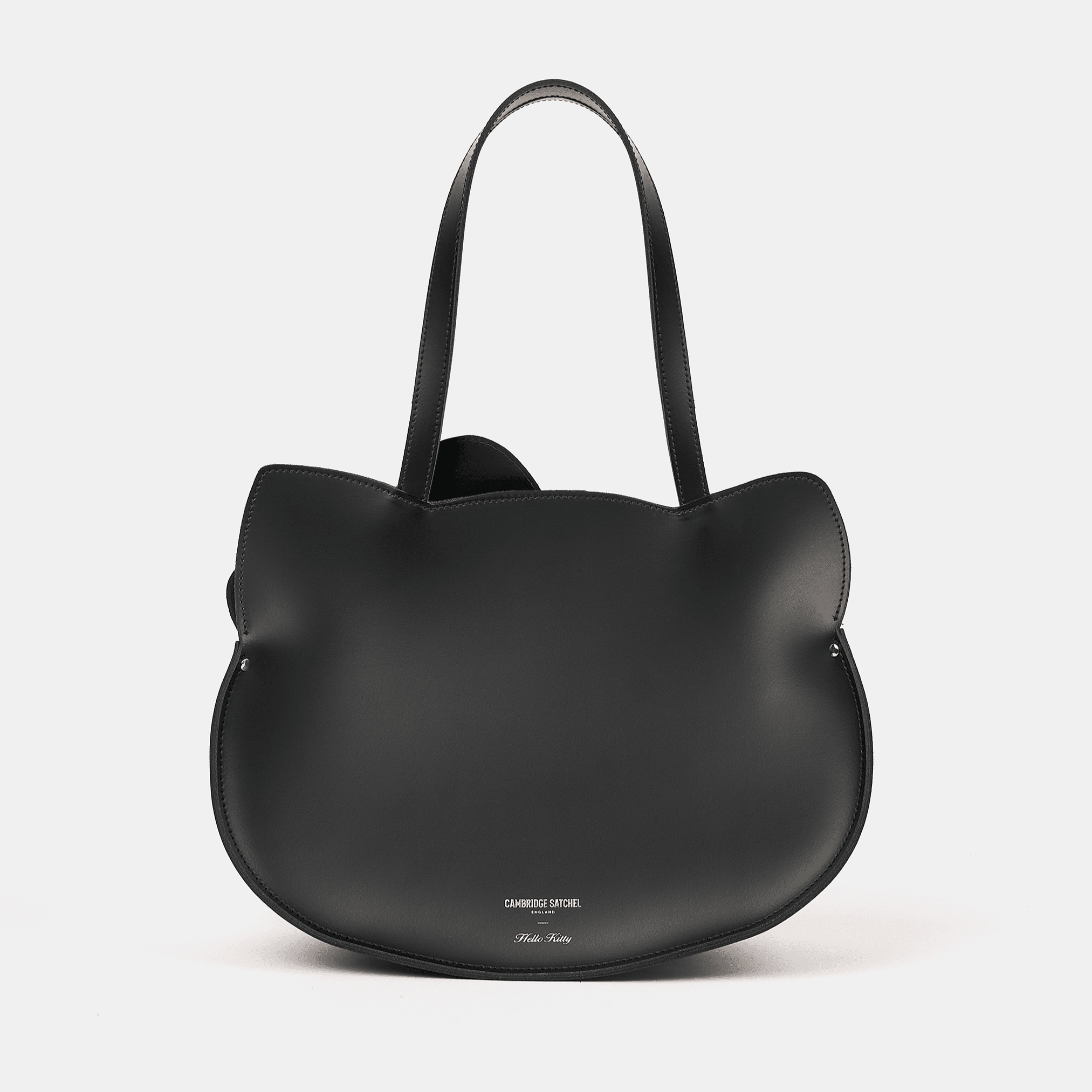 The Hello Kitty Face Tote Black Cambridge Satchel Wolf Badger