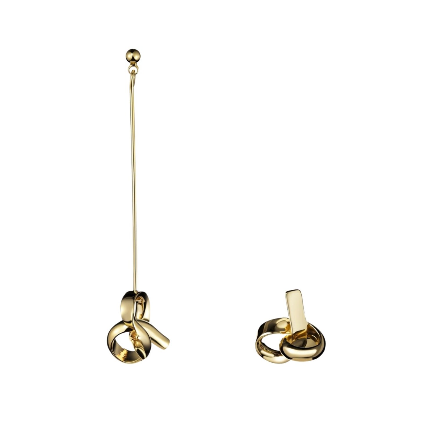 Tami&tami Women's Gold Ten Sixty Four Studios Twins Drop Earrings