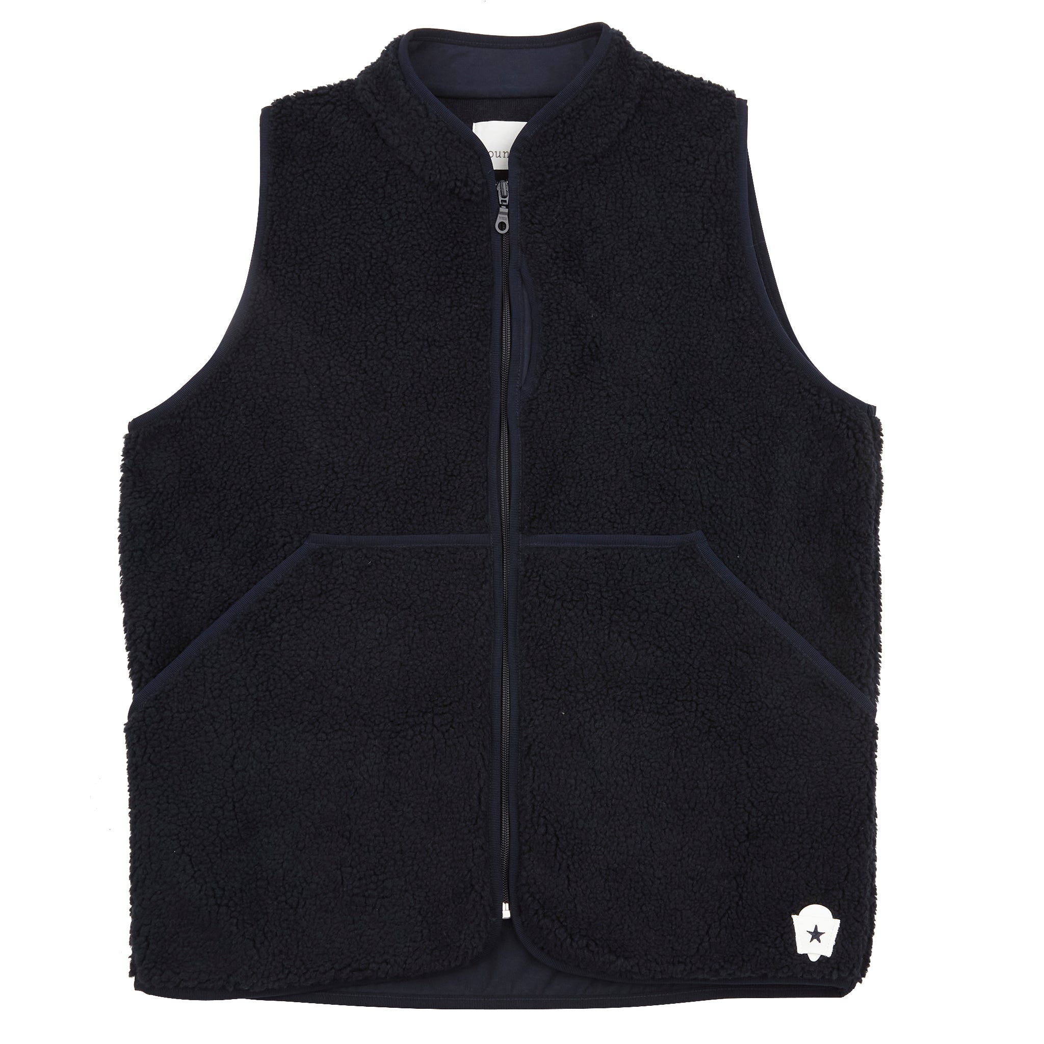 Men’s Blue Himalayas Gilet In Deep Navy Small Sounder