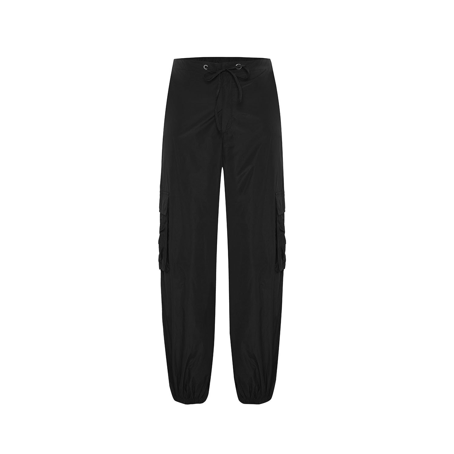 Theo The Label Women's Theia Taffeta Cargo Pant - Black In Black