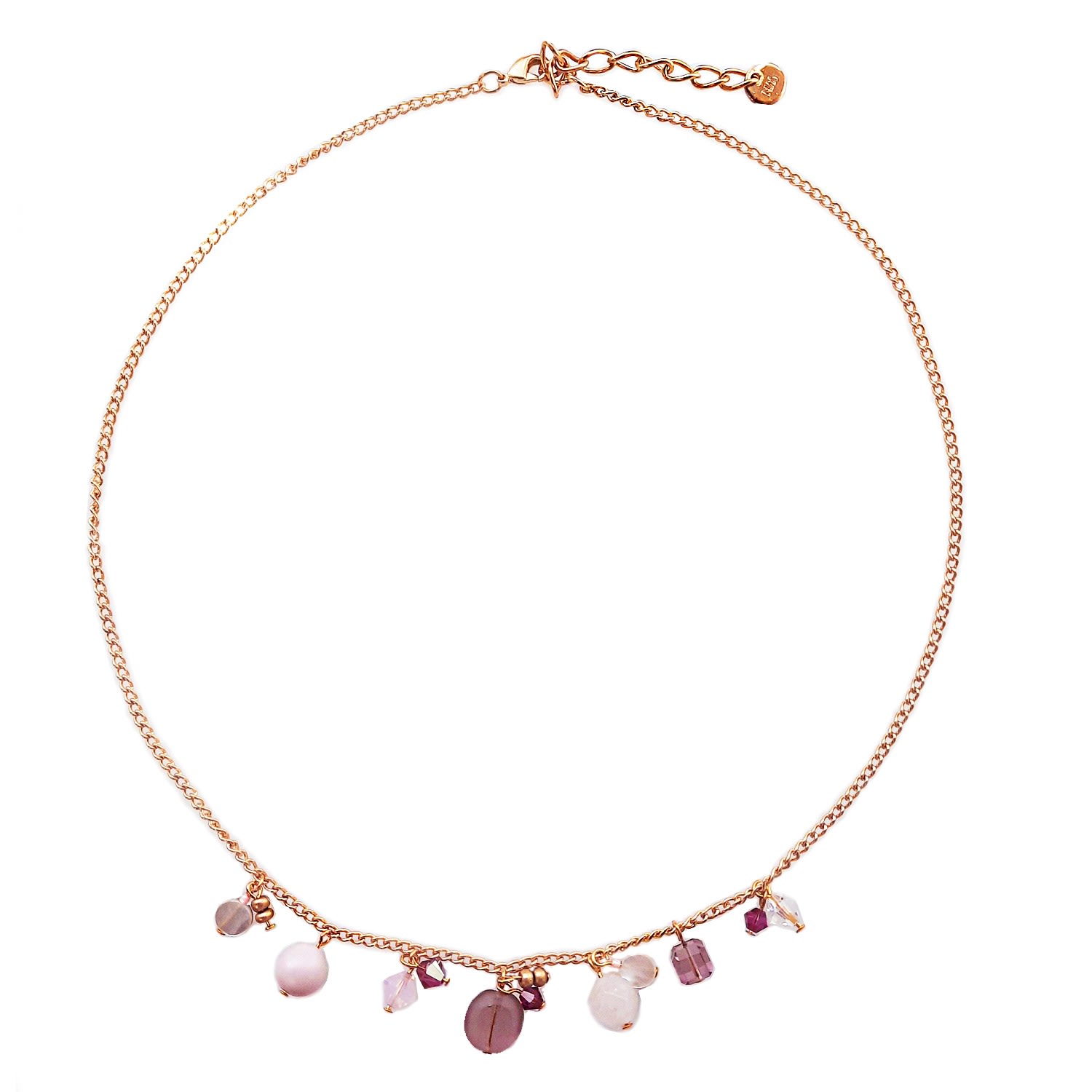 Women’s Gold / Pink / Purple Limit-Ed Rose Pink Delicate Necklace Nadia Minkoff