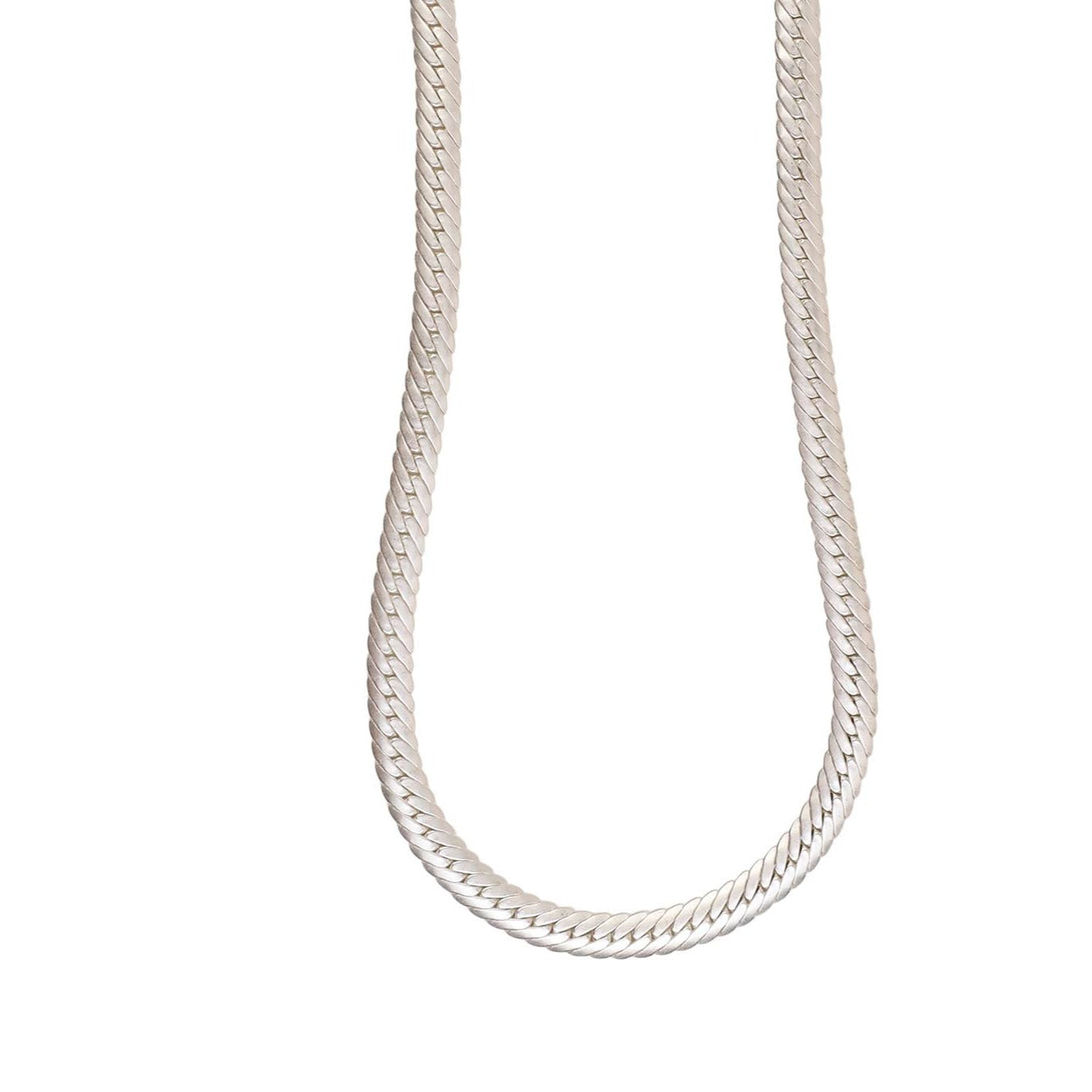 Lila Rasa Women's Long Snake Chain Silver 22" In Silver